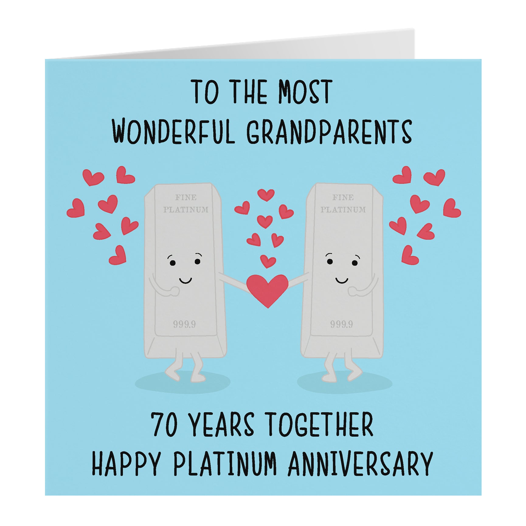 70th Anniversary Cards - Platinum Anniversary