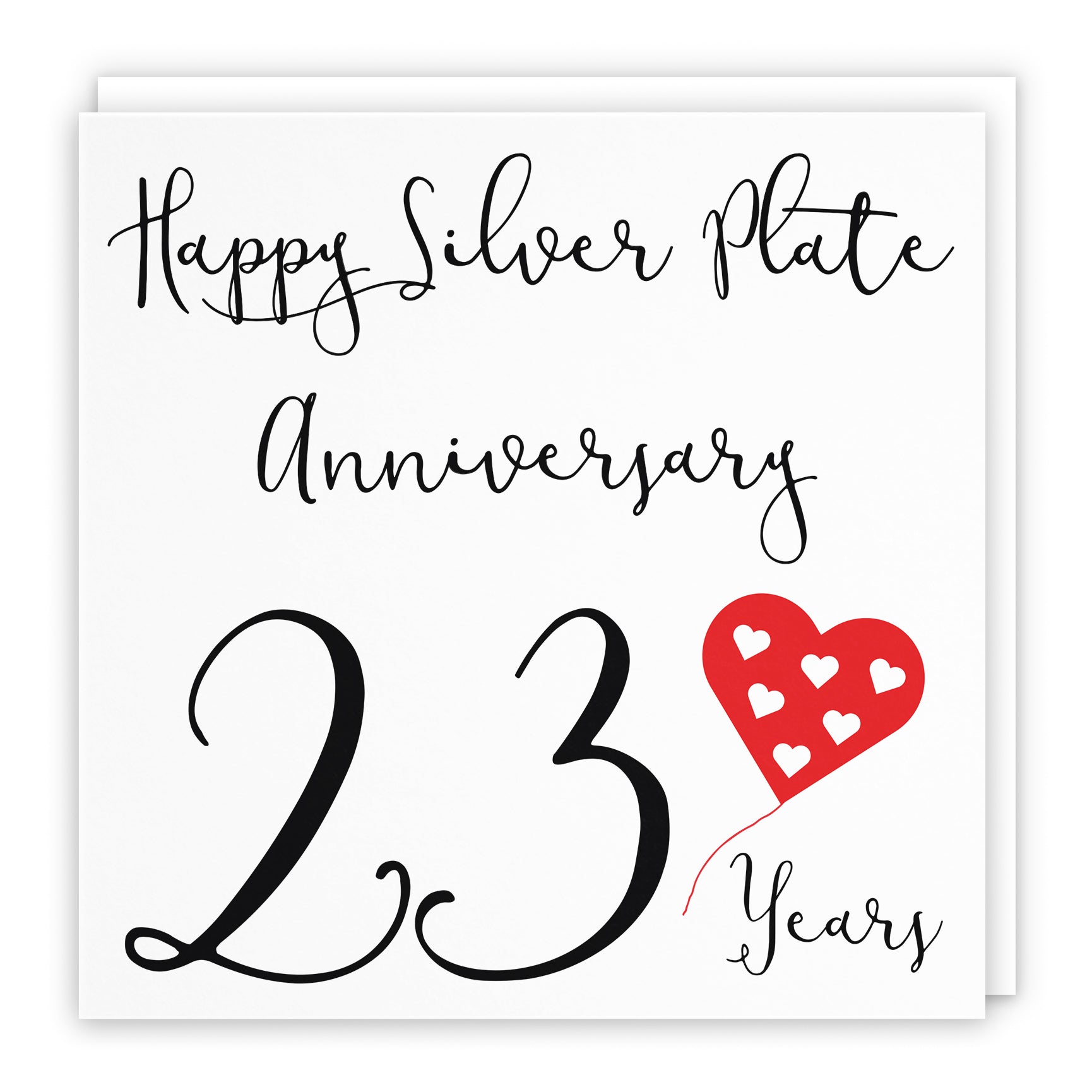 23rd Anniversary Card - Romantic Anniversary