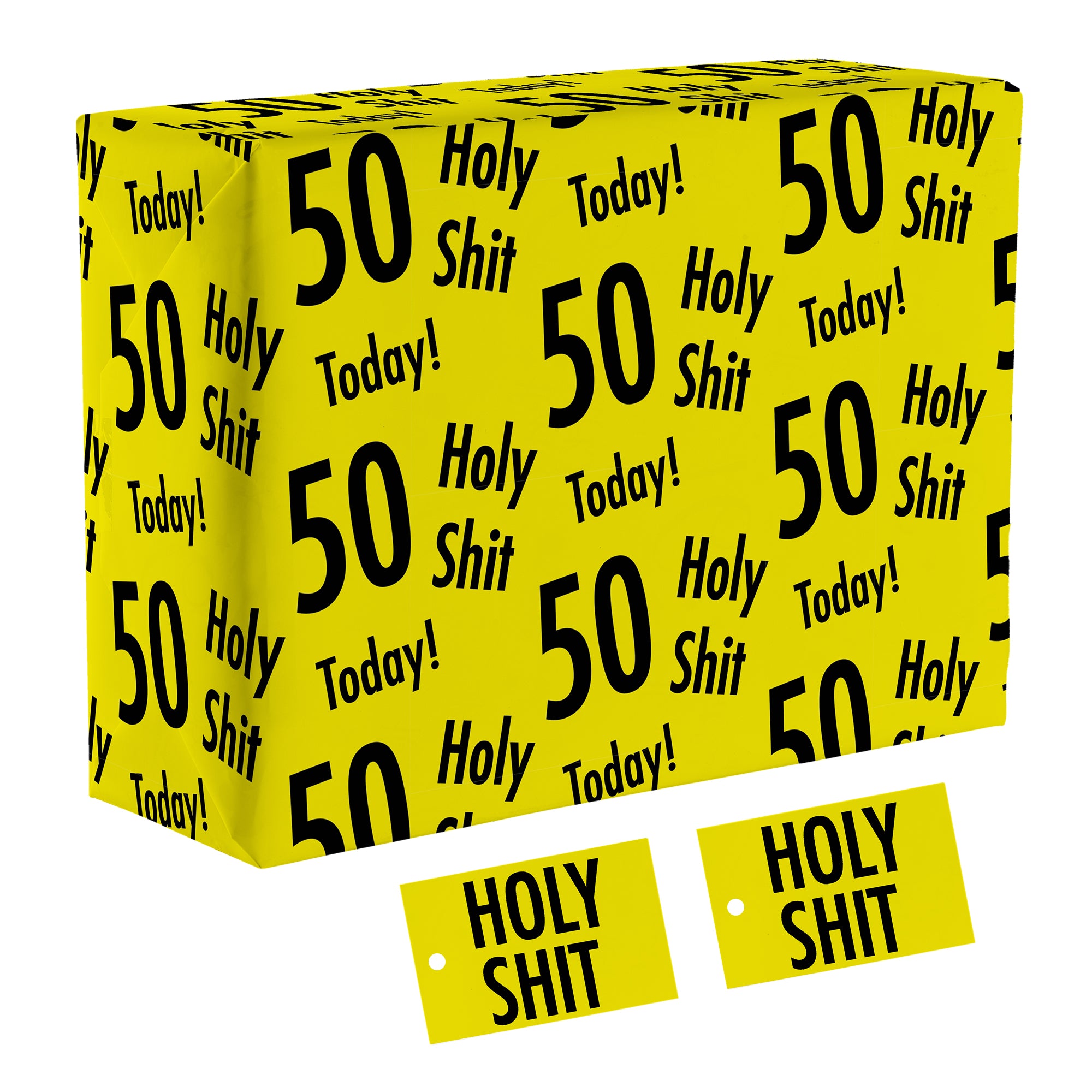50th Birthday Gift Wrap