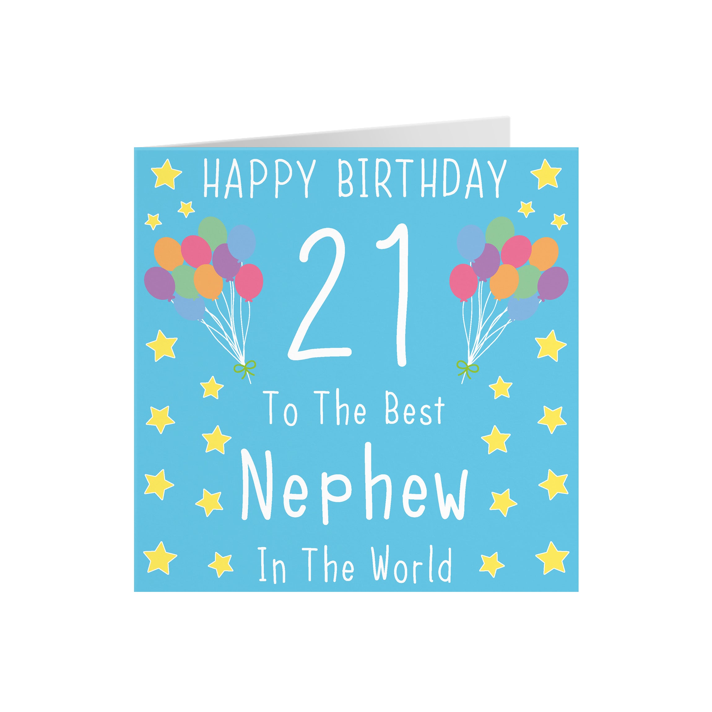 21st Nephew Birthday Card Iconic - Default Title (5056408101912)