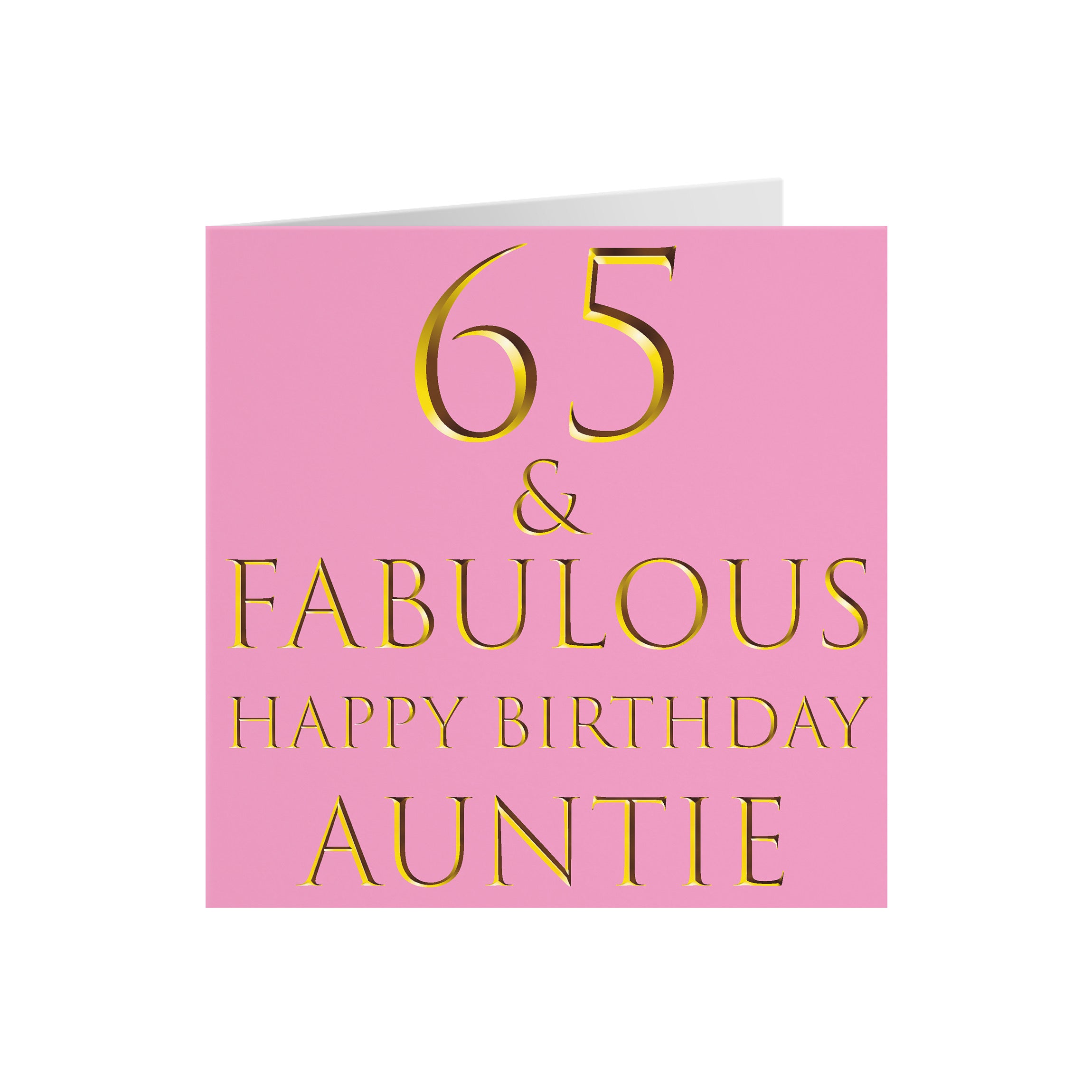 65th Auntie Birthday Card Still Totally Fabulous - Default Title (5056408107280)