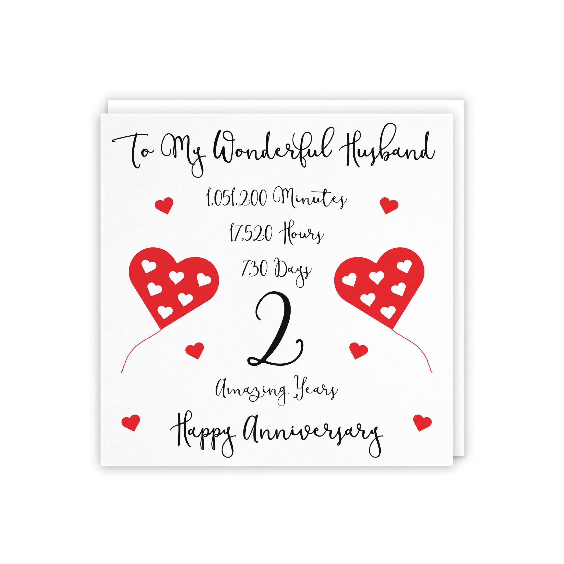 2nd Husband Anniversary Card Timeless - Default Title (5056408112802)