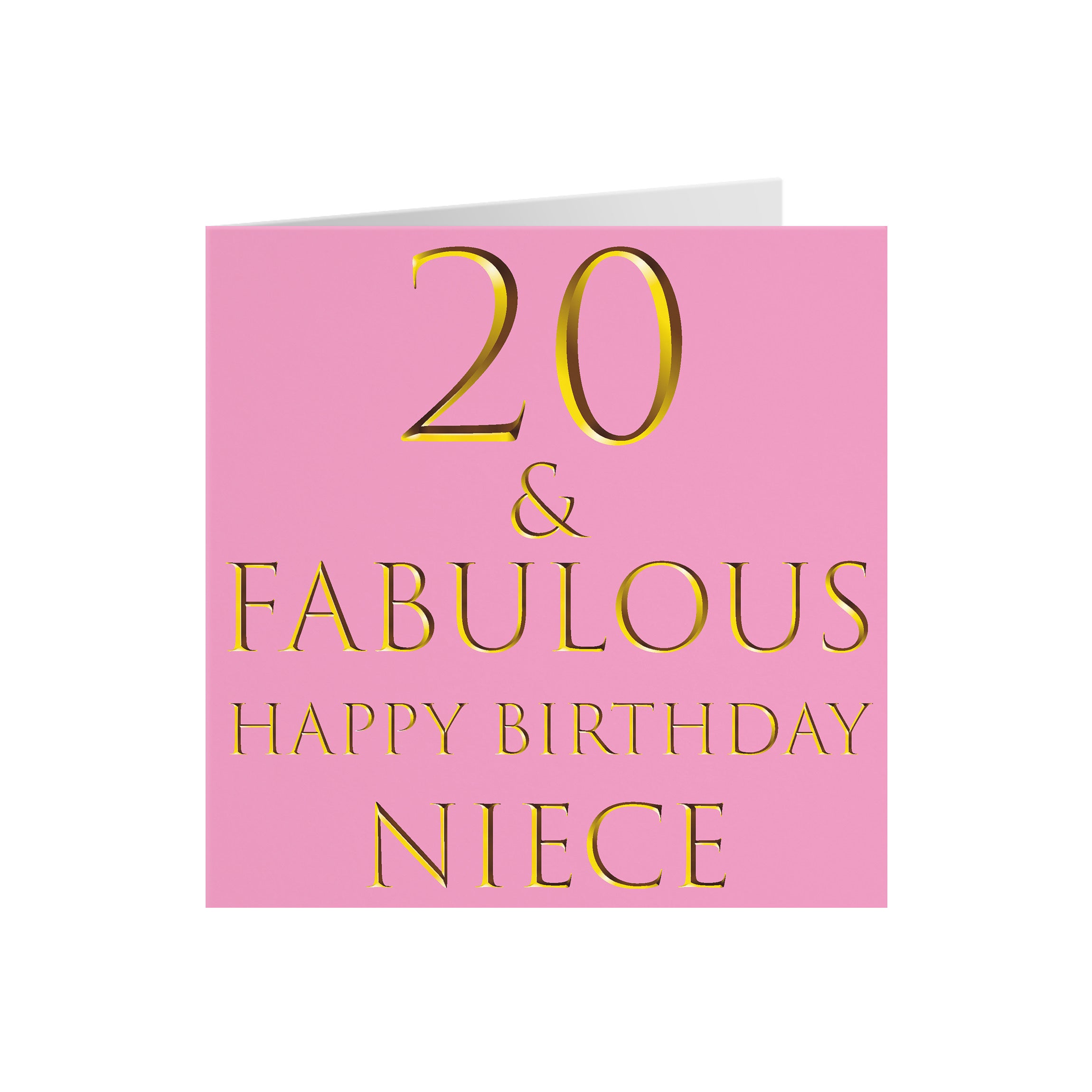 20th Niece Birthday Card Still Totally Fabulous - Default Title (5056408113175)