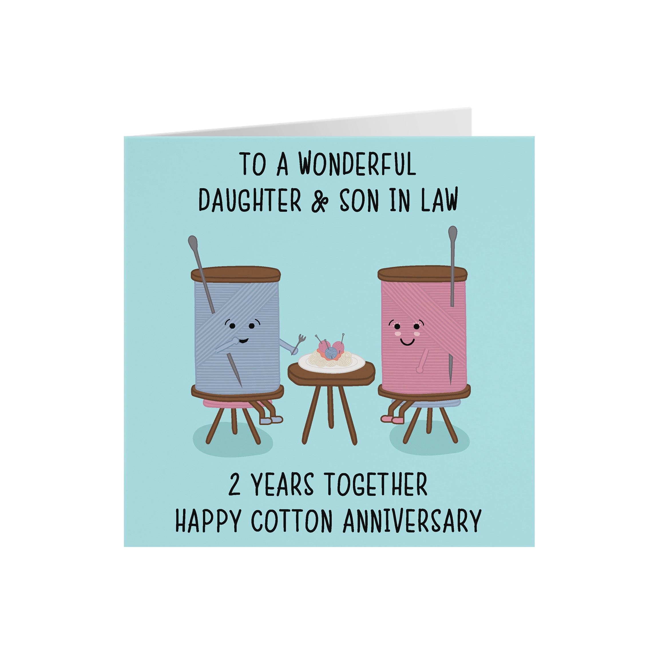 2nd Daughter And Son In Law Anniversary Card Iconic - Default Title (5056408119412)