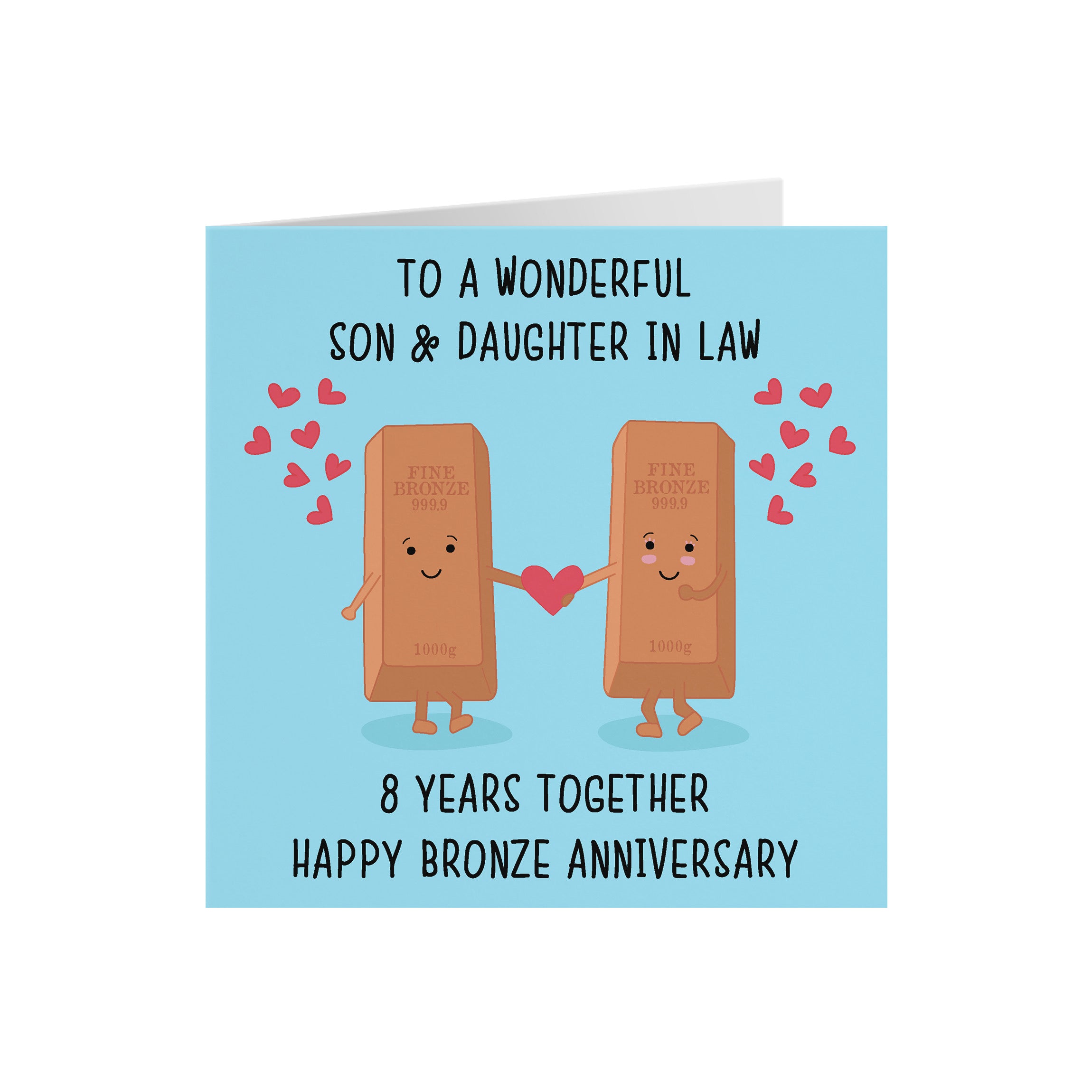 8th Son And Daughter In Law Anniversary Card Iconic - Default Title (5056408119764)