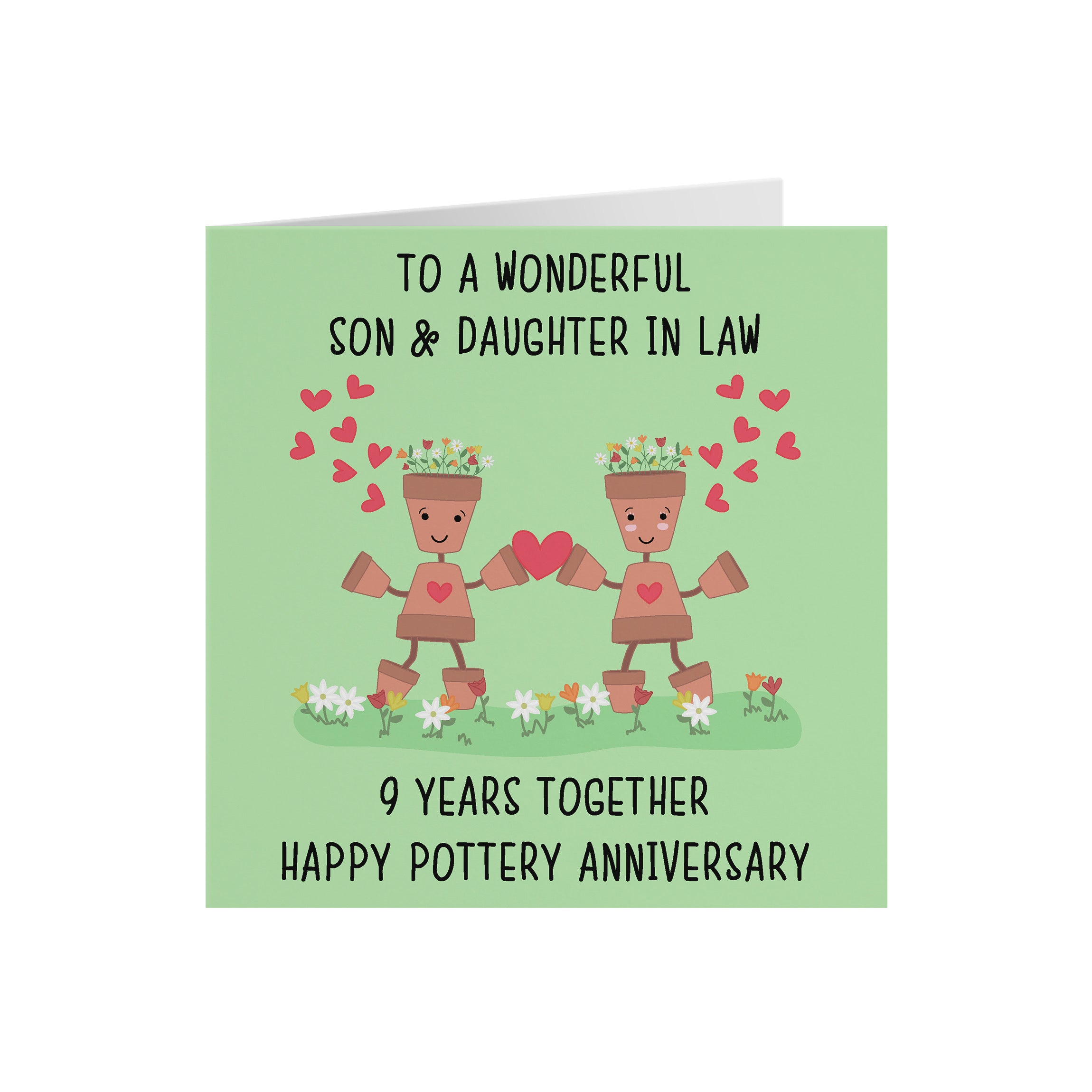 9th Son And Daughter In Law Anniversary Card Iconic - Default Title (5056408119825)