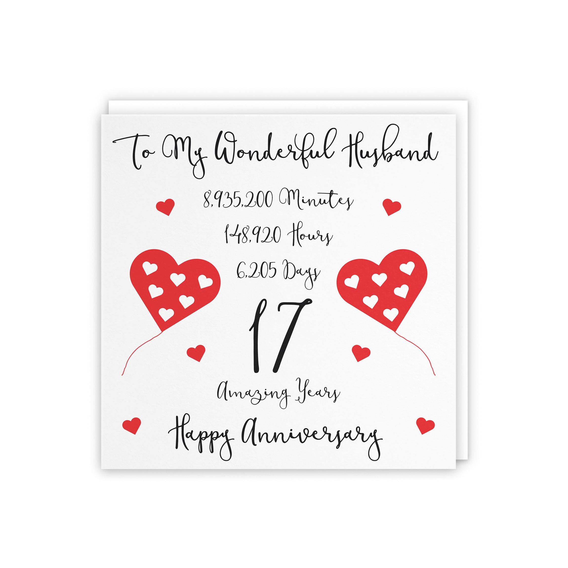 17th Husband Anniversary Card Timeless - Default Title (5056408120913)