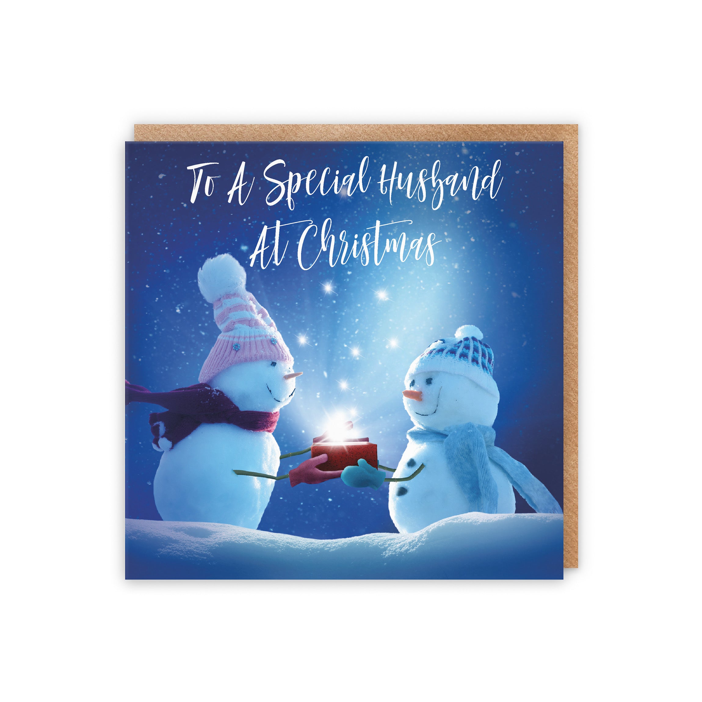 Husband Starry Night Christmas Card - Default Title (5056408134385)