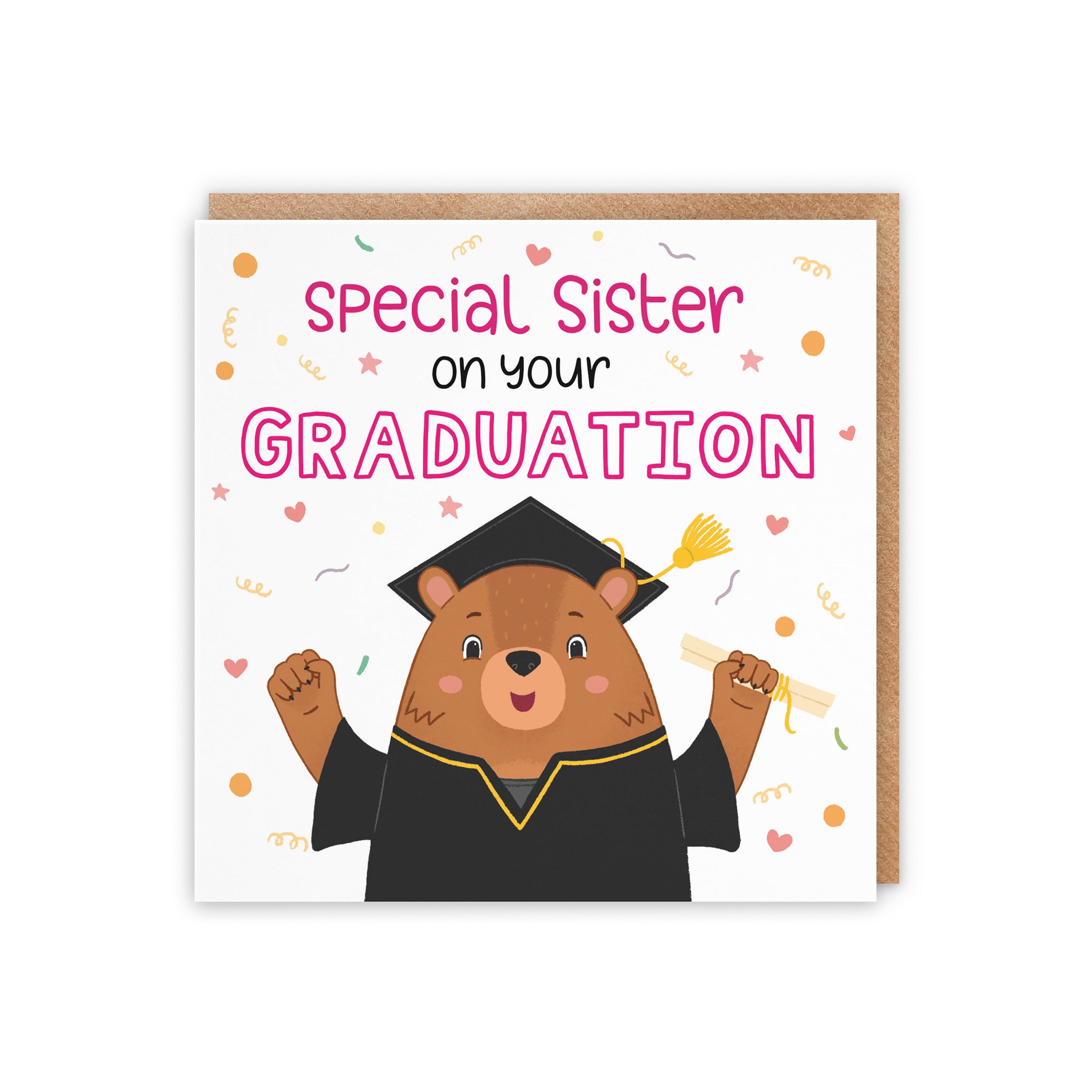 Sister Graduation Bears Congratulations Card - Default Title (5056408150453)