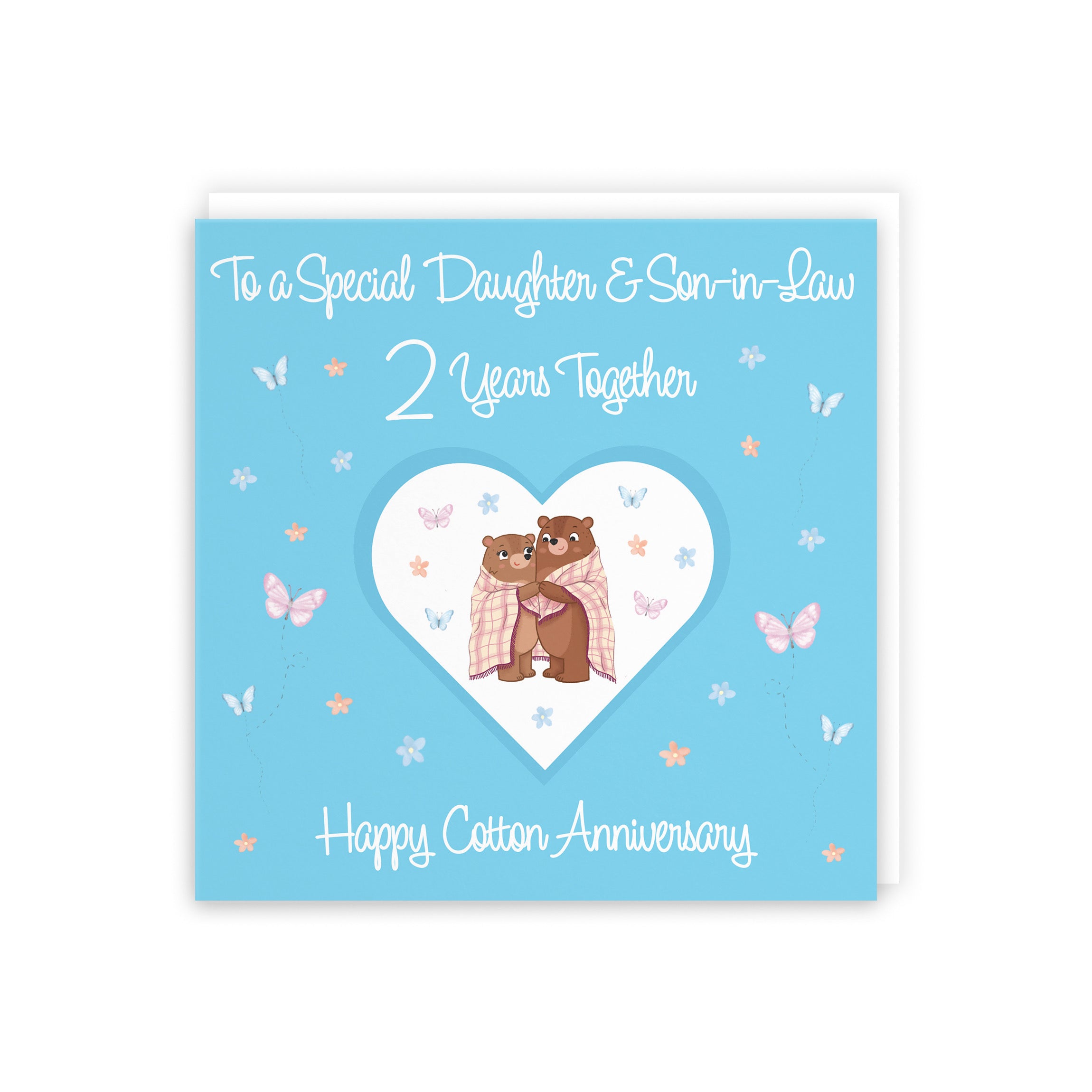 2nd Daughter & Son-in-Law Anniversary Card Romantic Meadows - Default Title (5056408185110)