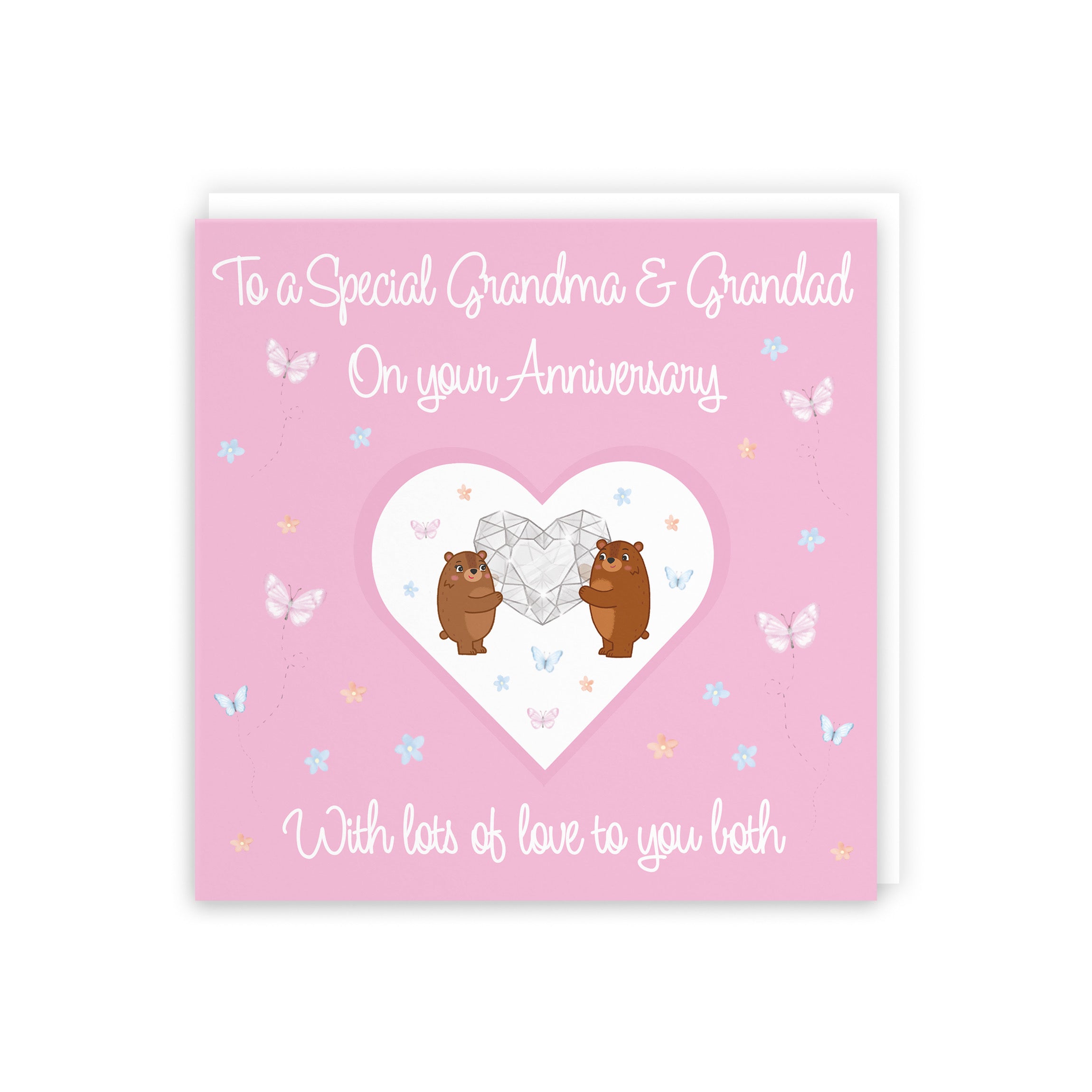 Grandma And Grandad Anniversary Card Romantic Meadows - Default Title (5056408186070)