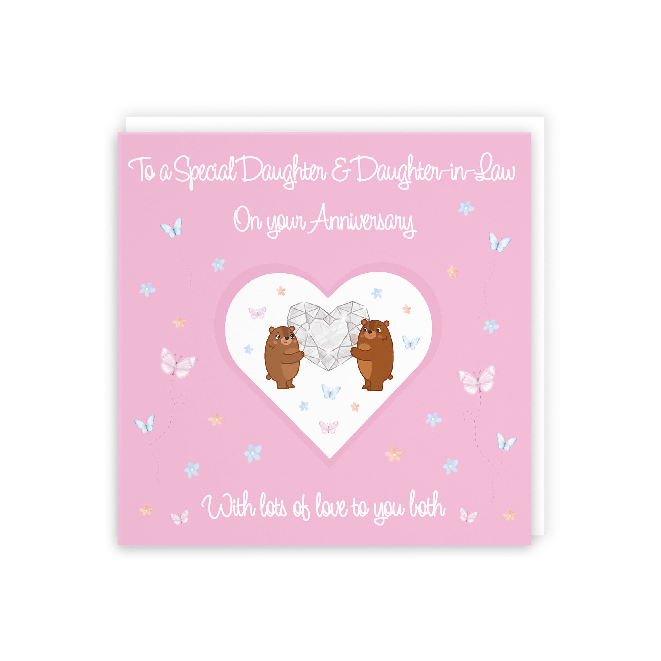 Daughter And Daughter-in-Law Anniversary Card Romantic Meadows - Default Title (5056408186179)
