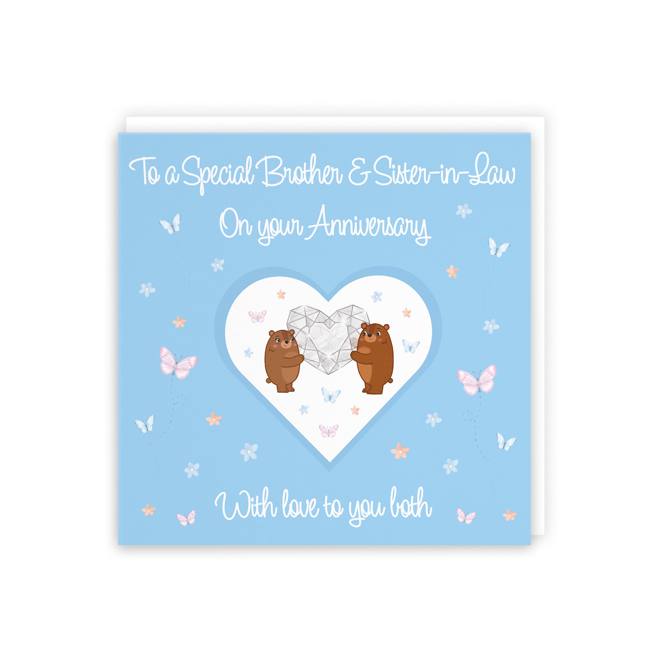 Brother And Sister-in-Law Anniversary Card Romantic Meadows - Default Title (5056408186193)