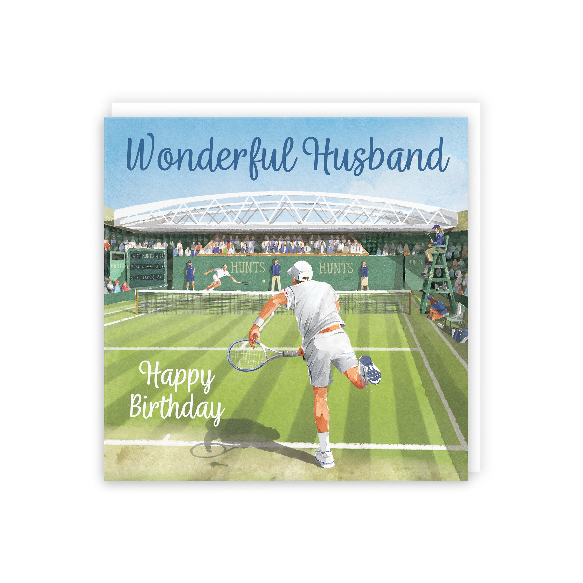 Husband Tennis Birthday Card For Him Milo's Gallery - Default Title (5056408189989)