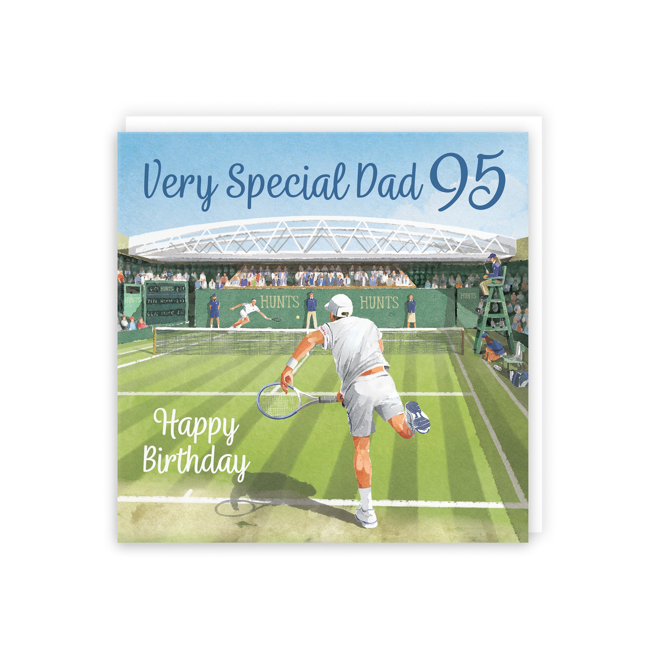 95th Dad Tennis Birthday Card Milo's Gallery - Default Title (5056408191302)