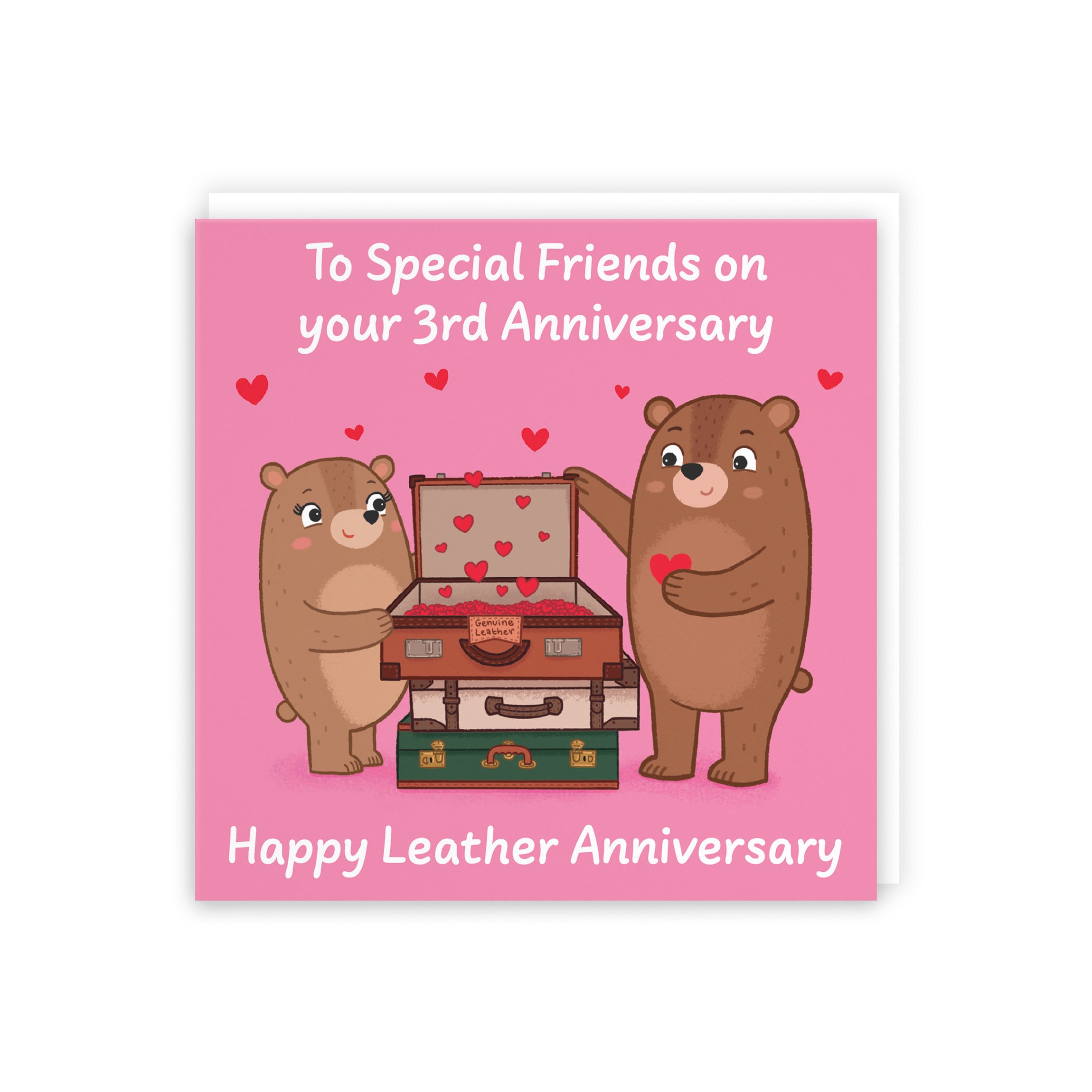 3rd Special Friends Anniversary Card Love Story - Default Title (5063396124809)
