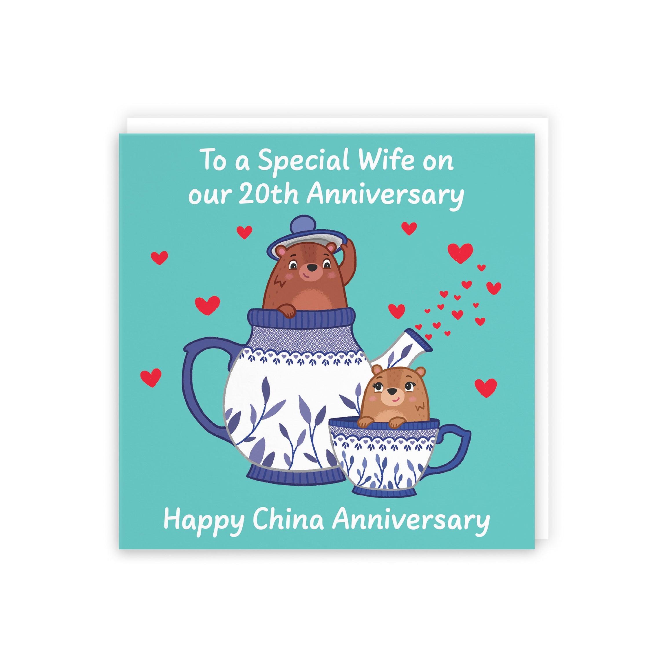 20th Wife Anniversary Card Love Story - Default Title (5063396125431)