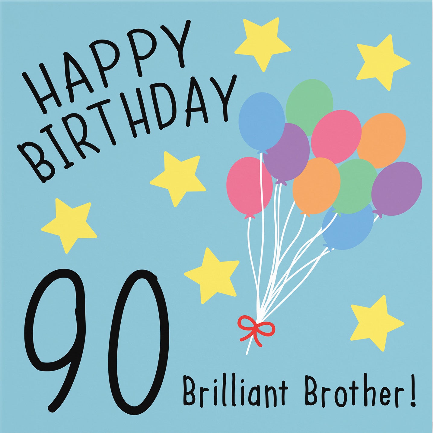 90th Brother Birthday Card Original - Default Title (B07DCV995N)