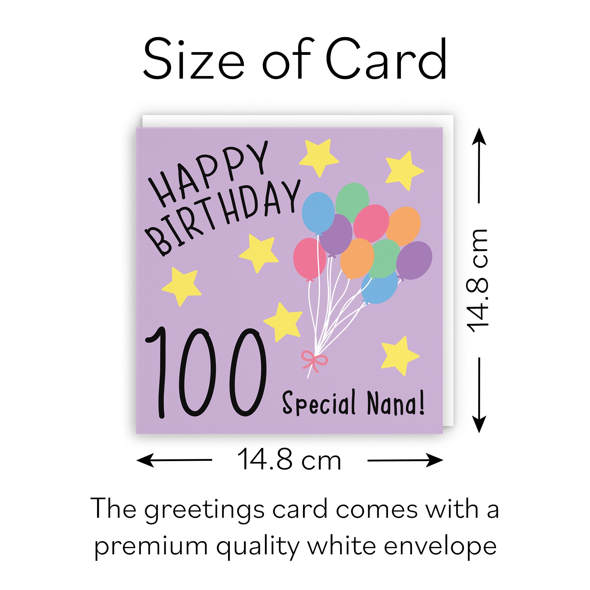 100th Nana Birthday Card Original - Default Title (B07DCWJSK3)