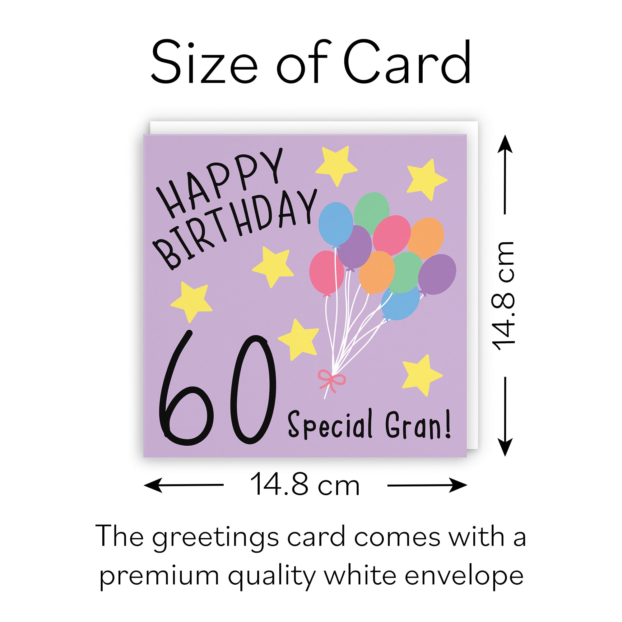 60th Gran Birthday Card Original - Default Title (B07DCWVY81)