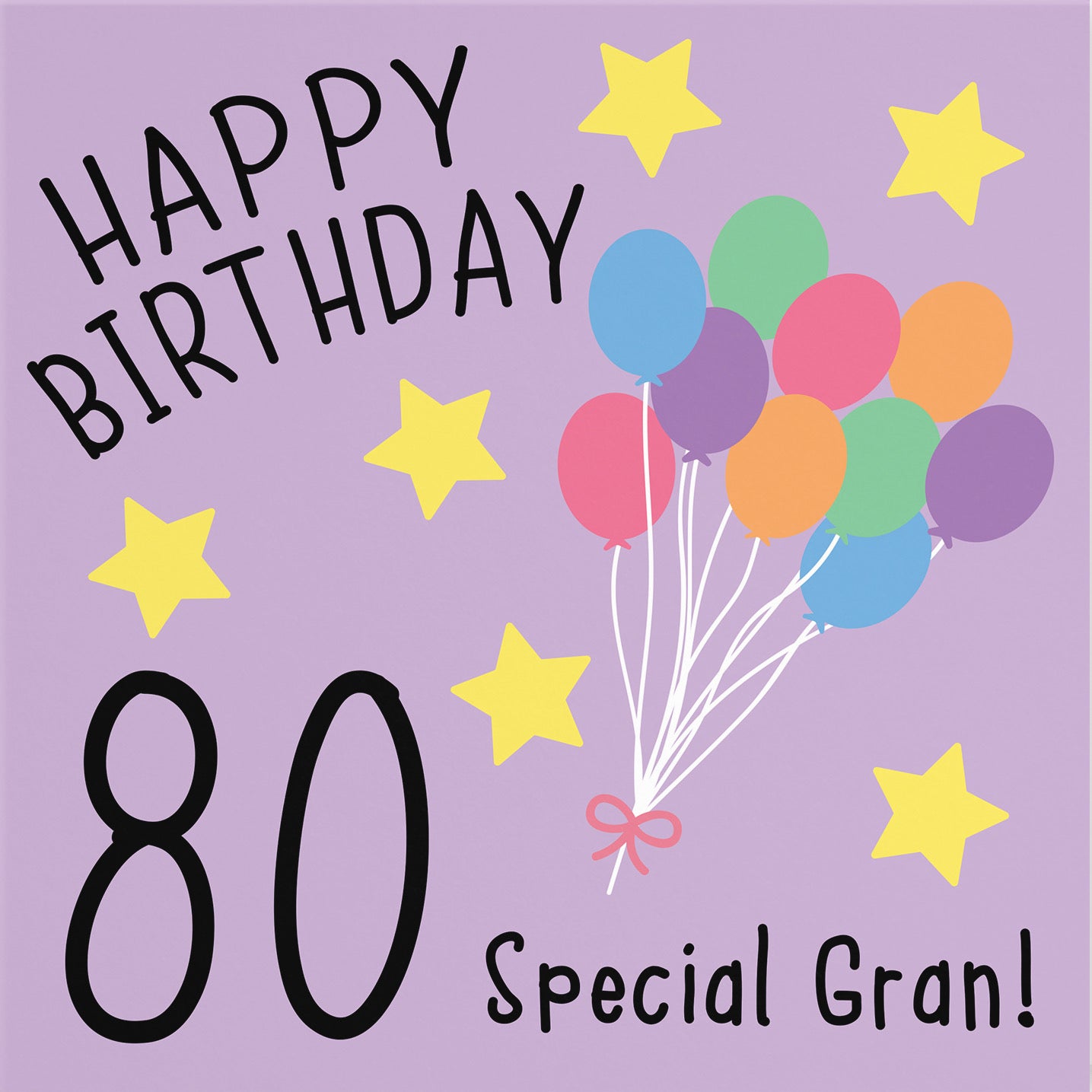 80th Gran Birthday Card Original - Default Title (B07DCWWFCW)