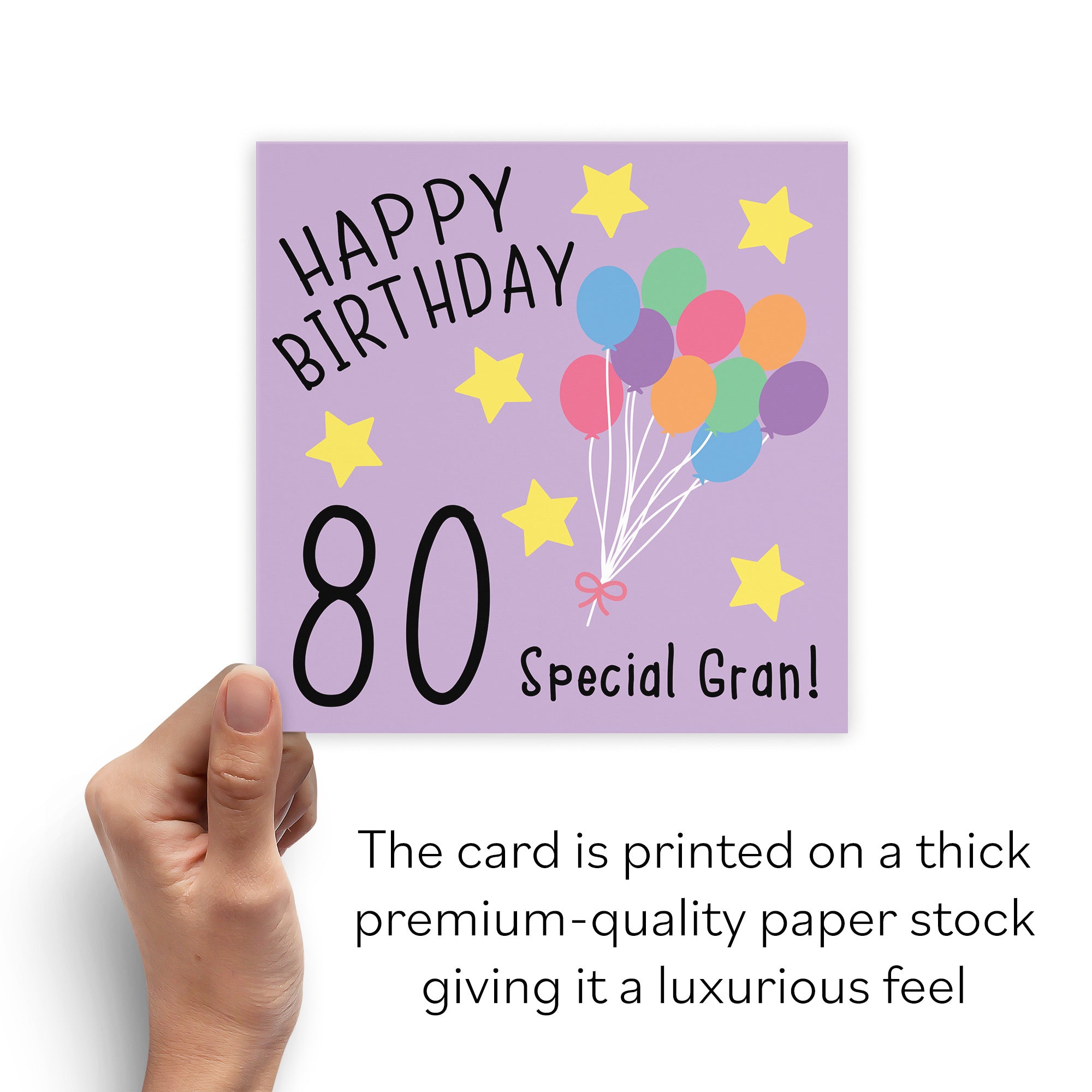 80th Gran Birthday Card Original - Default Title (B07DCWWFCW)