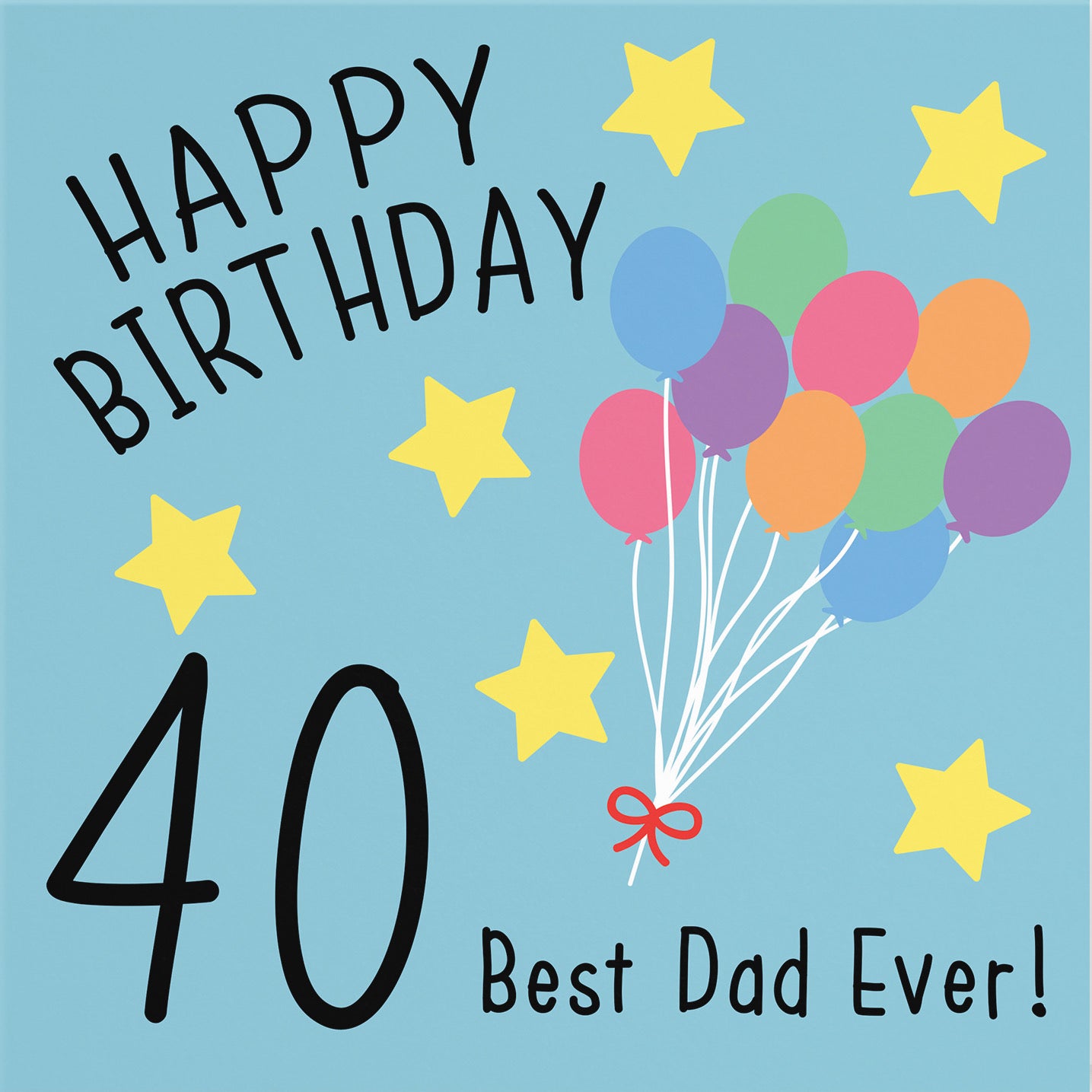 40th Dad Birthday Card Original - Default Title (B07DCXGQP7)