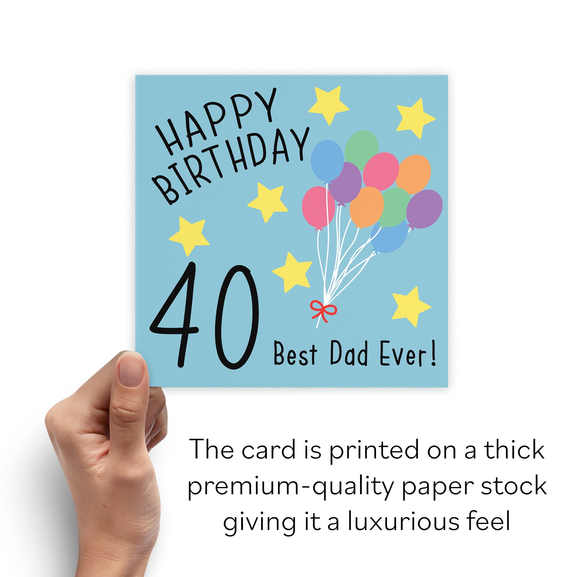 40th Dad Birthday Card Original - Default Title (B07DCXGQP7)