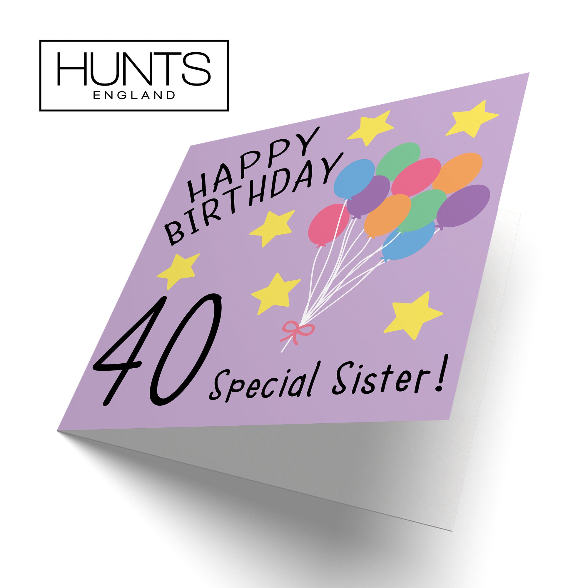 40th Sister Birthday Card Original - Default Title (B07DCY2DXR)