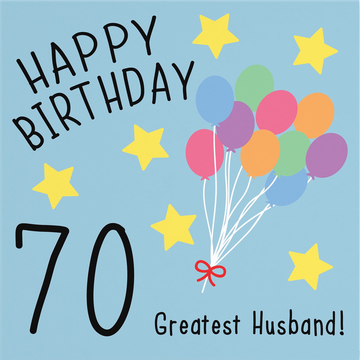 70th Husband Birthday Card Original - Default Title (B07DCYX3DF)