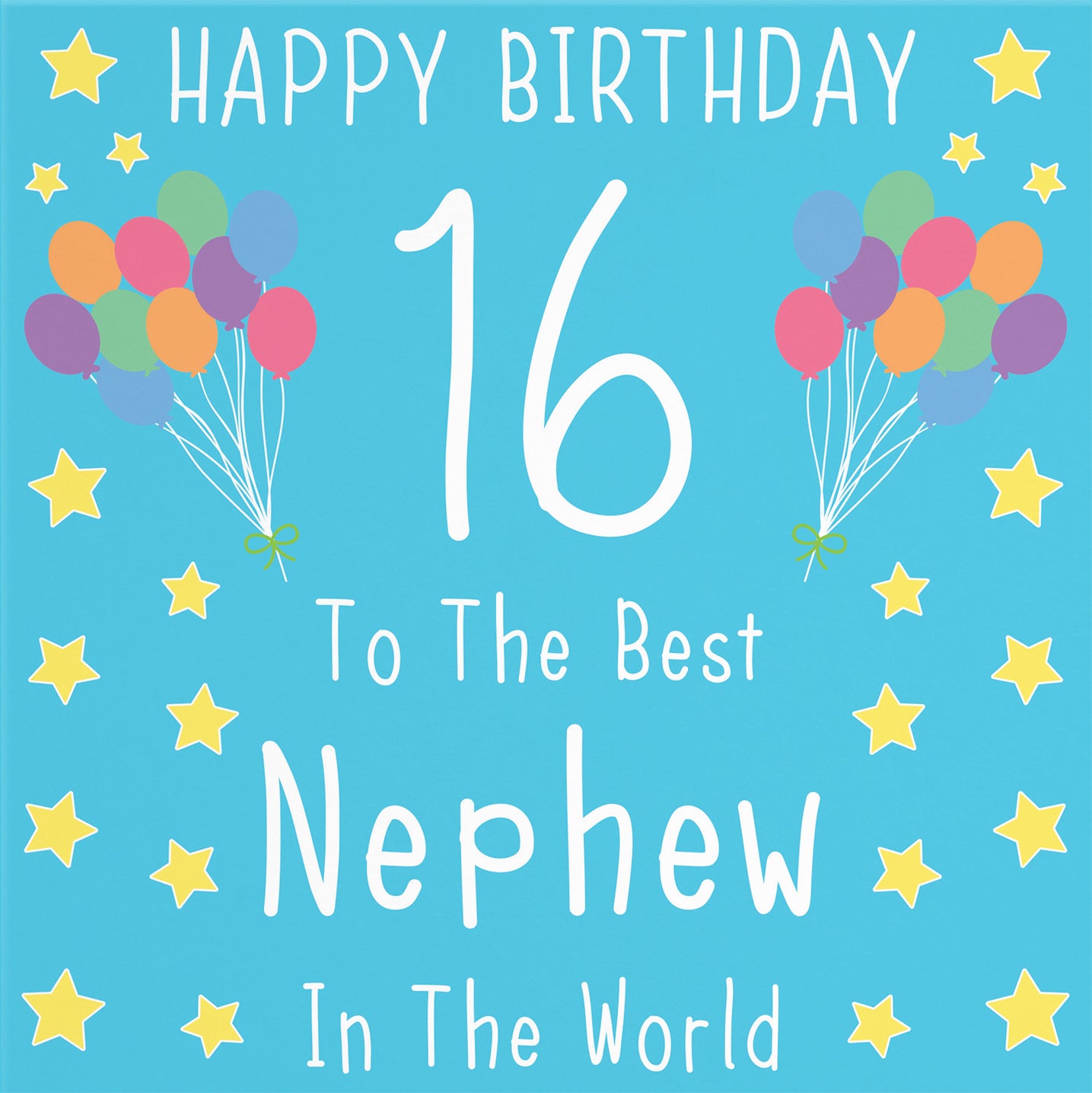 16th Nephew Birthday Card Iconic - Default Title (B07RJTZNT8)