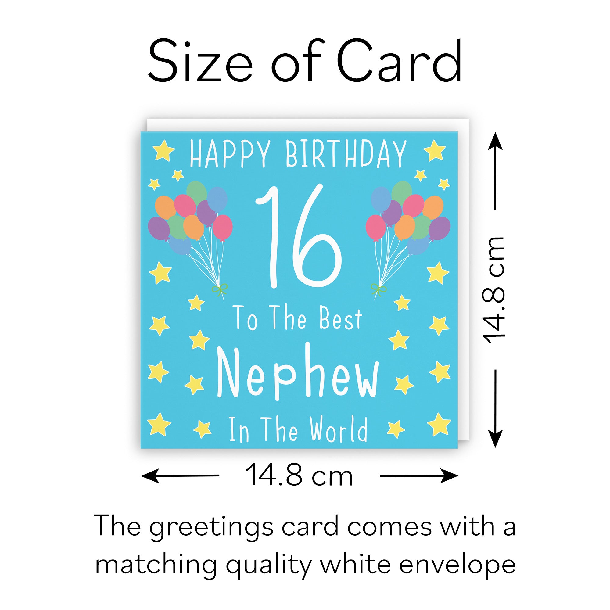 16th Nephew Birthday Card Iconic - Default Title (B07RJTZNT8)