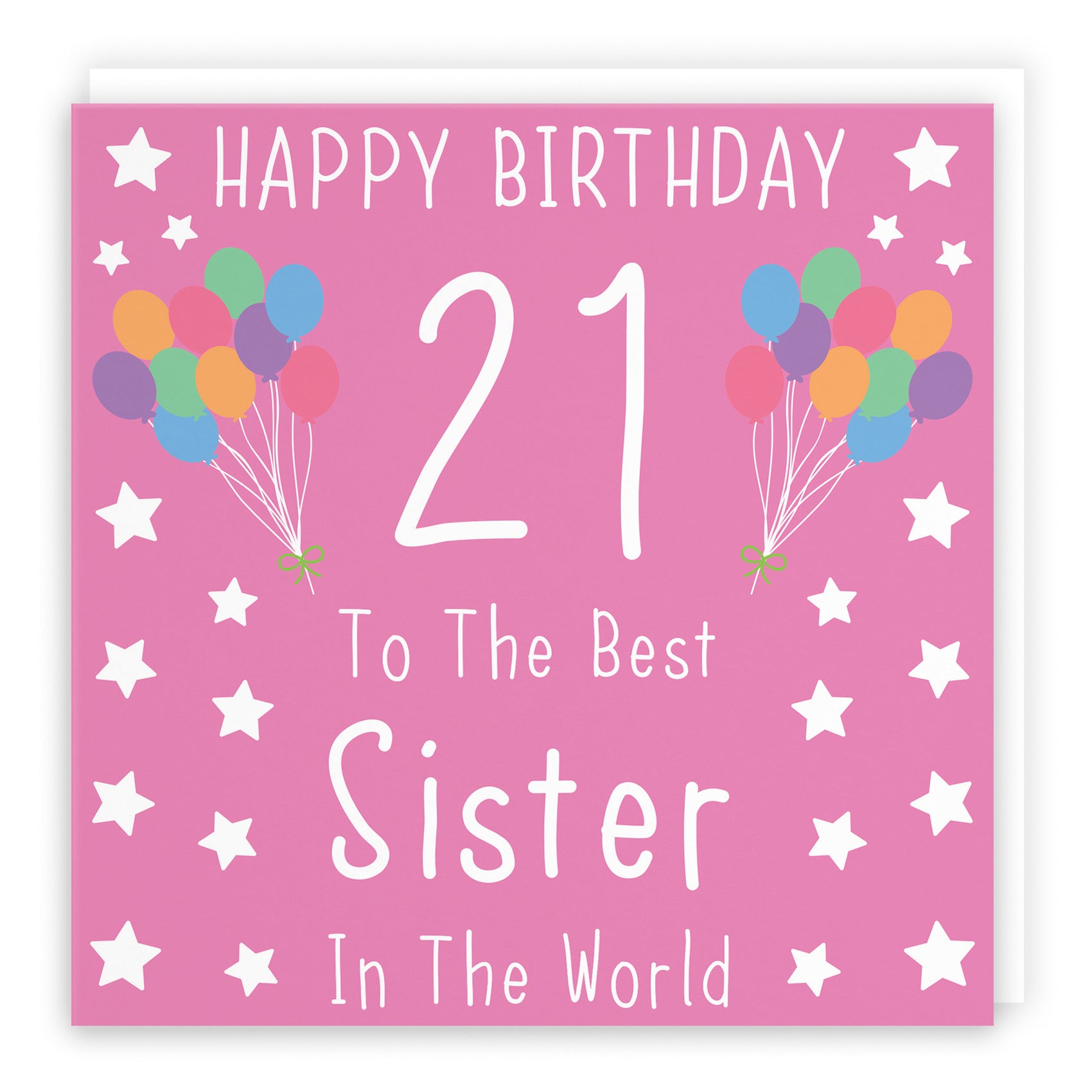 21st Sister Birthday Card Iconic - Default Title (B07RNGT6JJ)