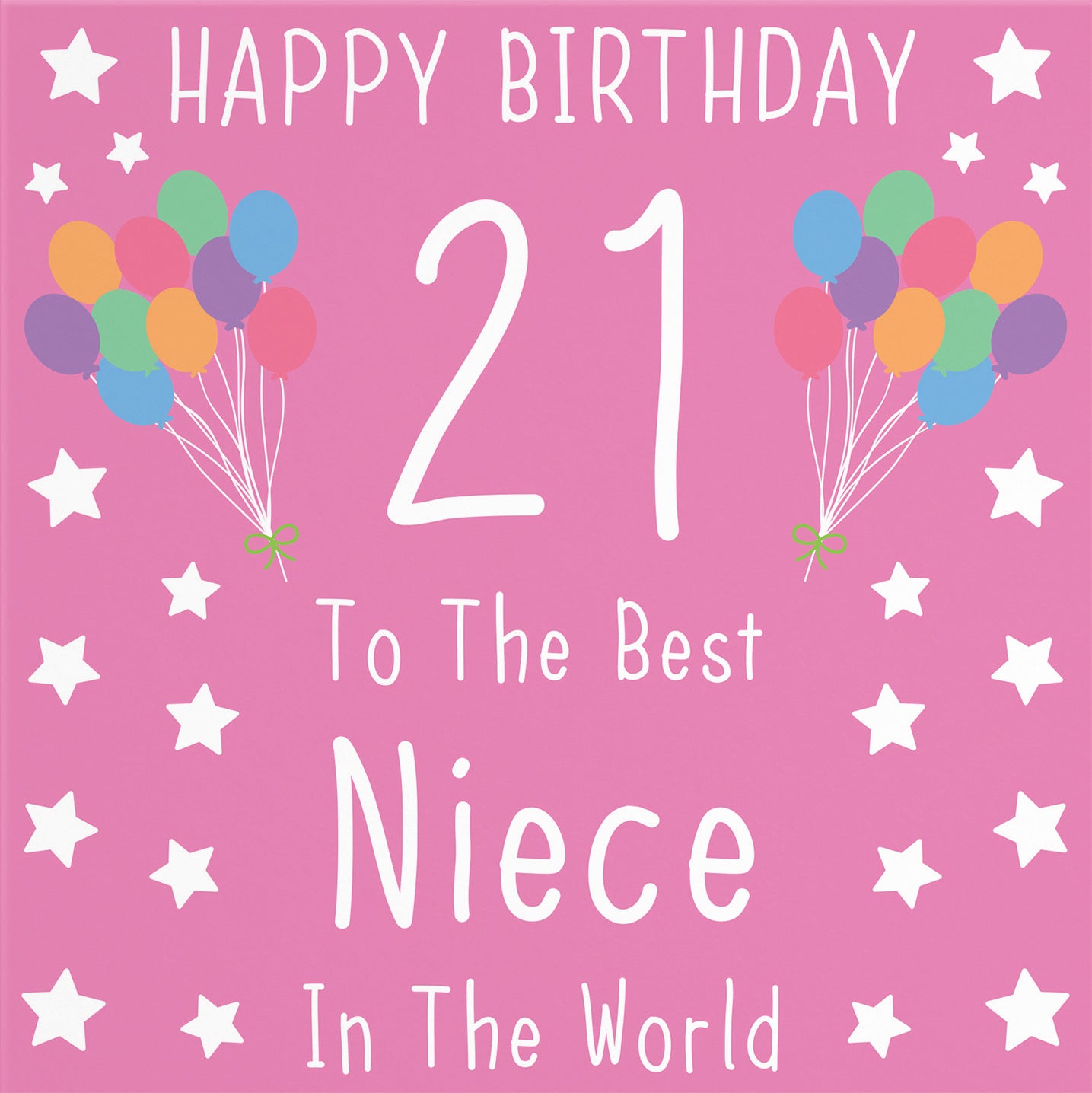 21st Niece Birthday Card Iconic - Default Title (B07RQH2GP3)