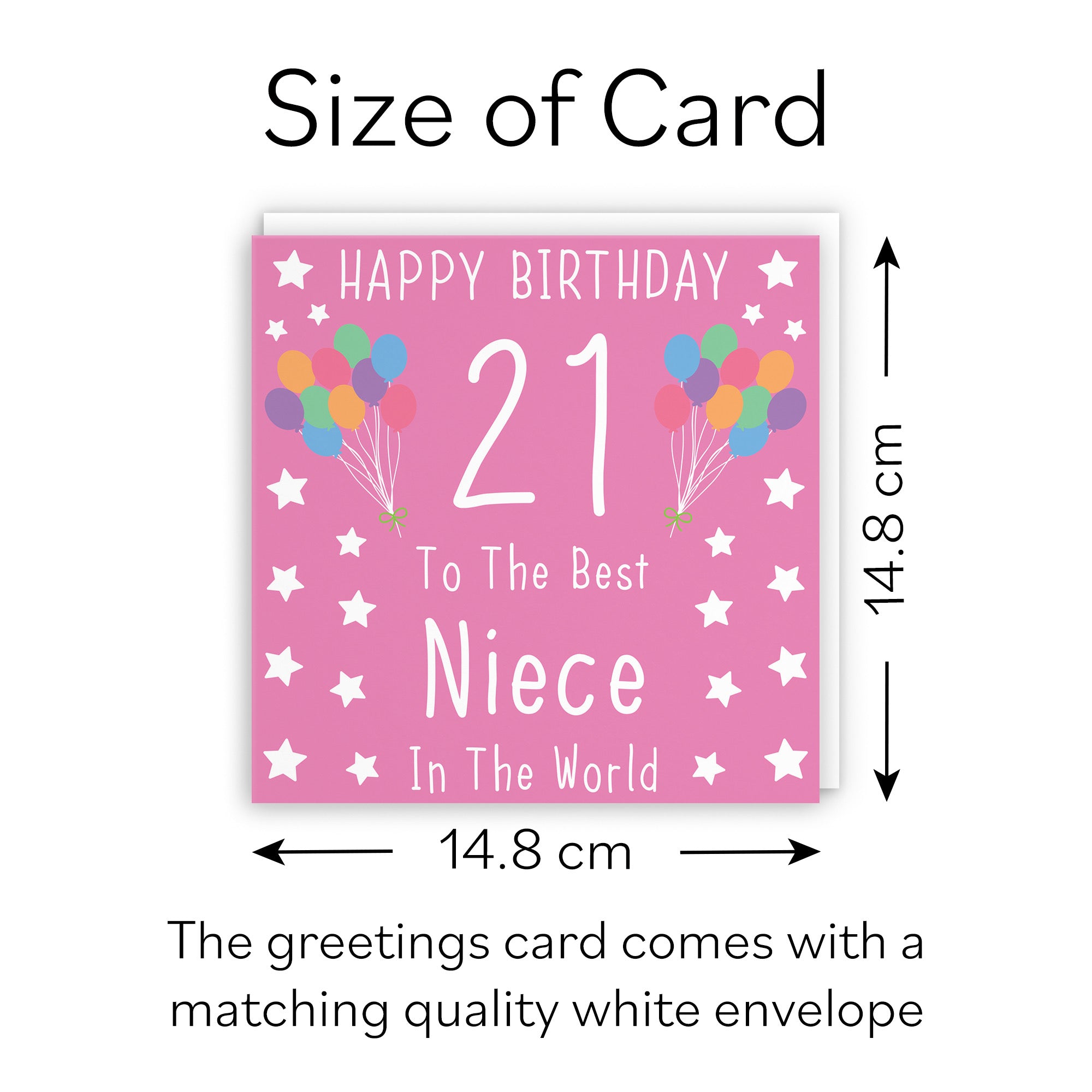 21st Niece Birthday Card Iconic - Default Title (B07RQH2GP3)