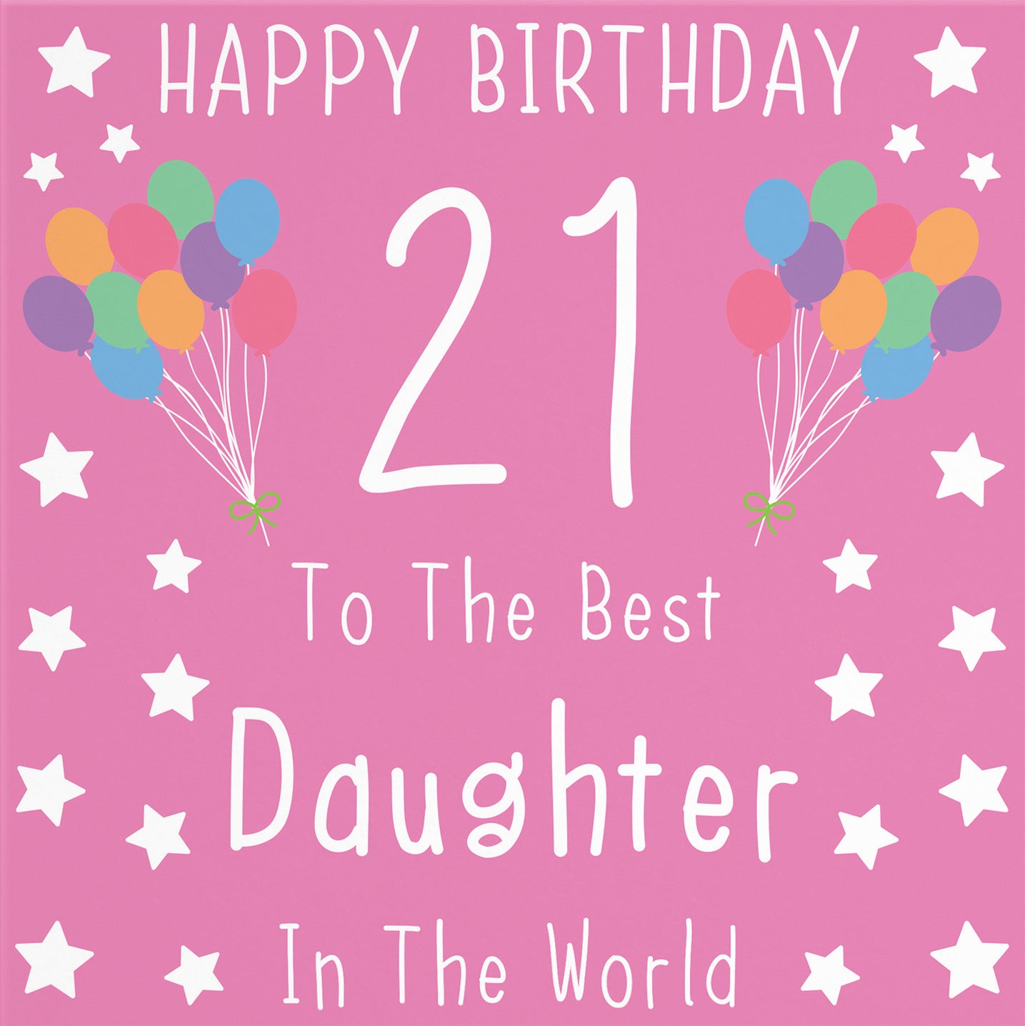 21st Daughter Birthday Card Iconic - Default Title (B07RSNCBBQ)