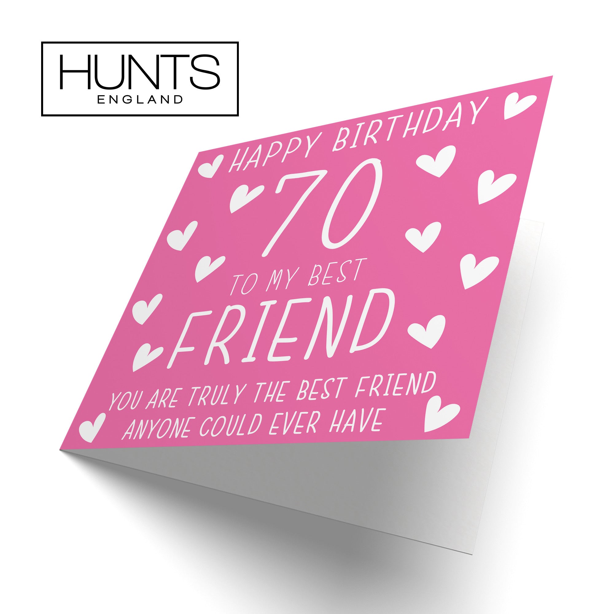 70th Best Friend Birthday Card Iconic - Default Title (B07RTZ7RPD)