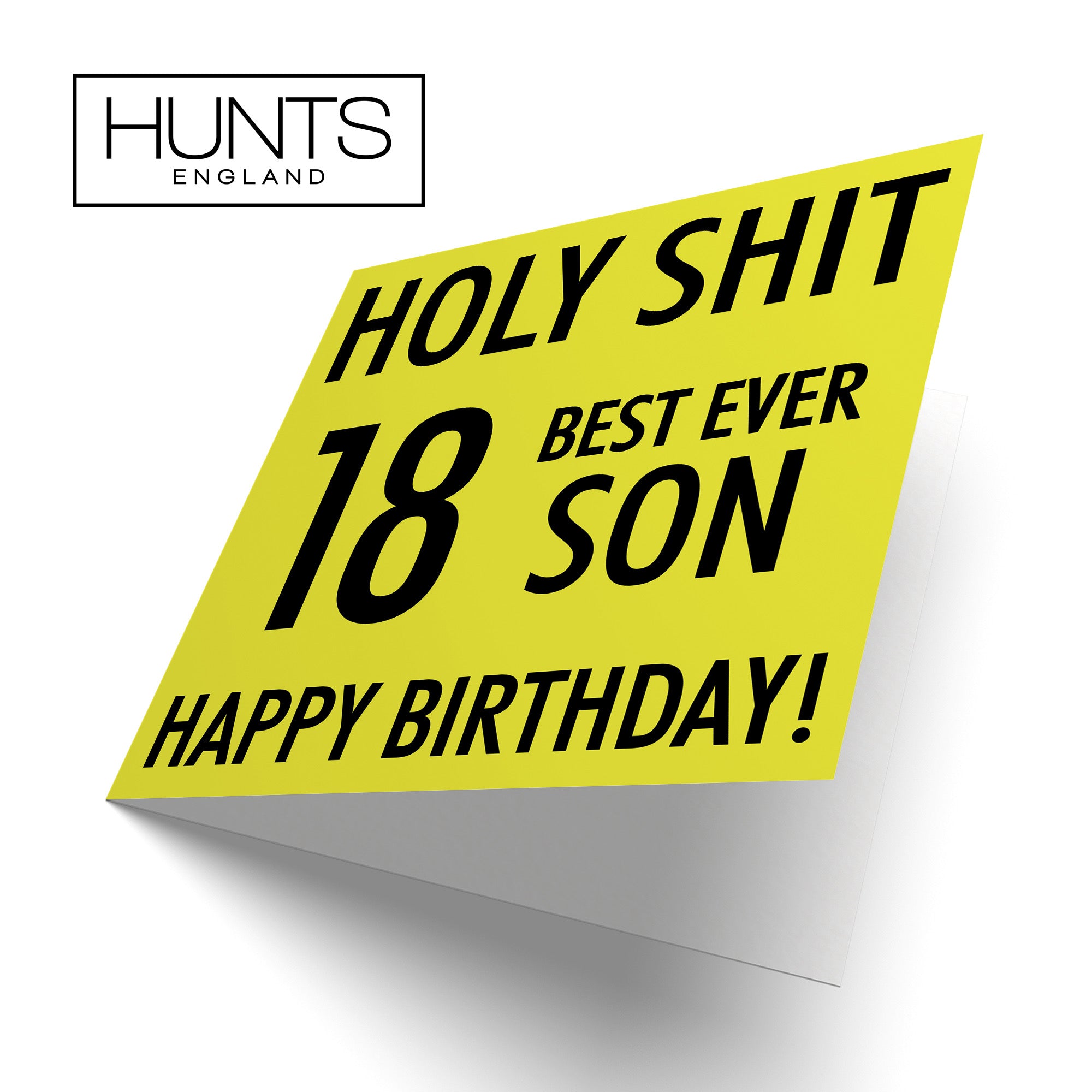 18th Son Birthday Card Holy Shit - Default Title (B086M7VRTX)