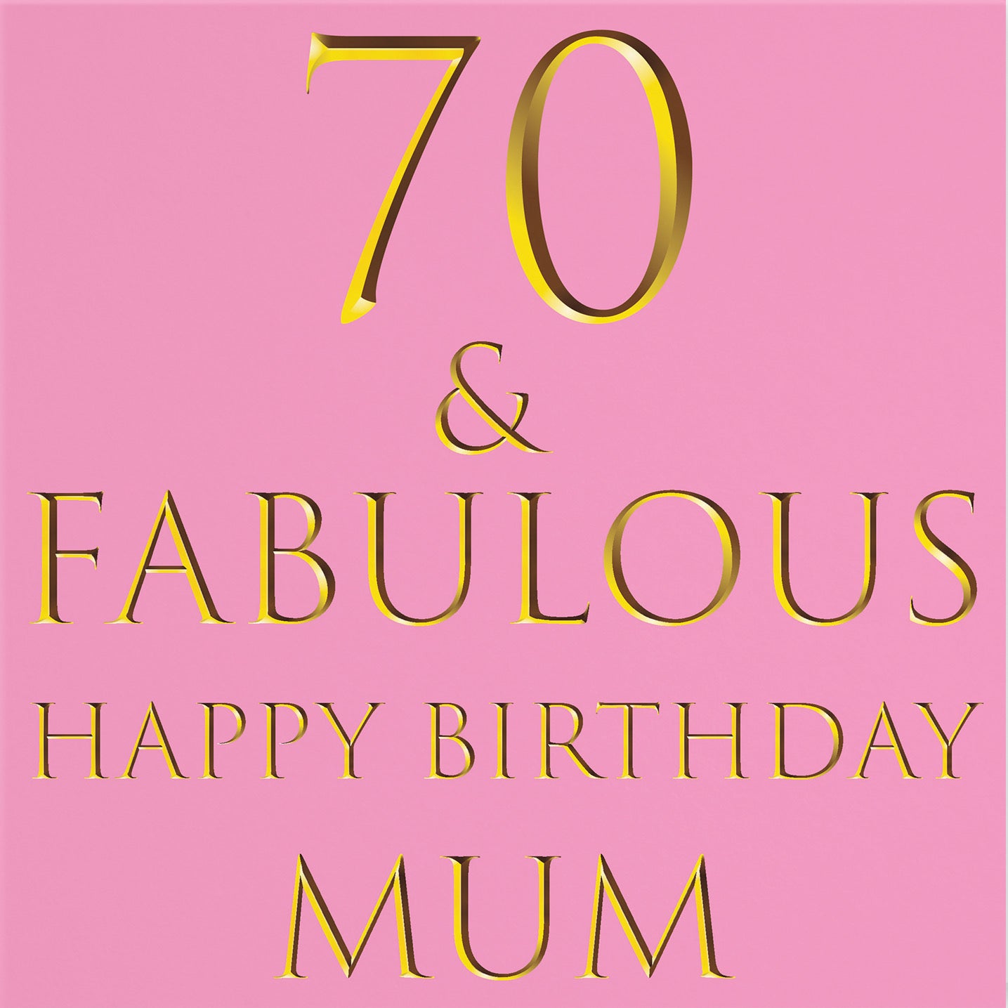 70th Mum Birthday Card Still Totally Fabulous - Default Title (B086Q2VVC6)