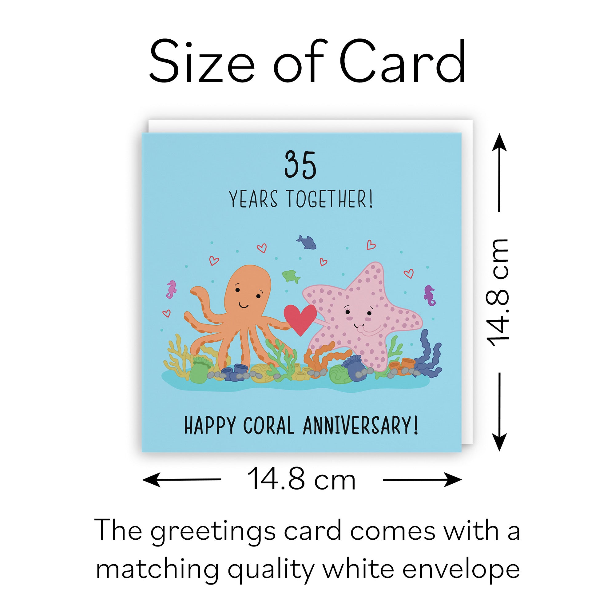 35th Anniversary Card Starfish Iconic - Default Title (B086RNKJH3)