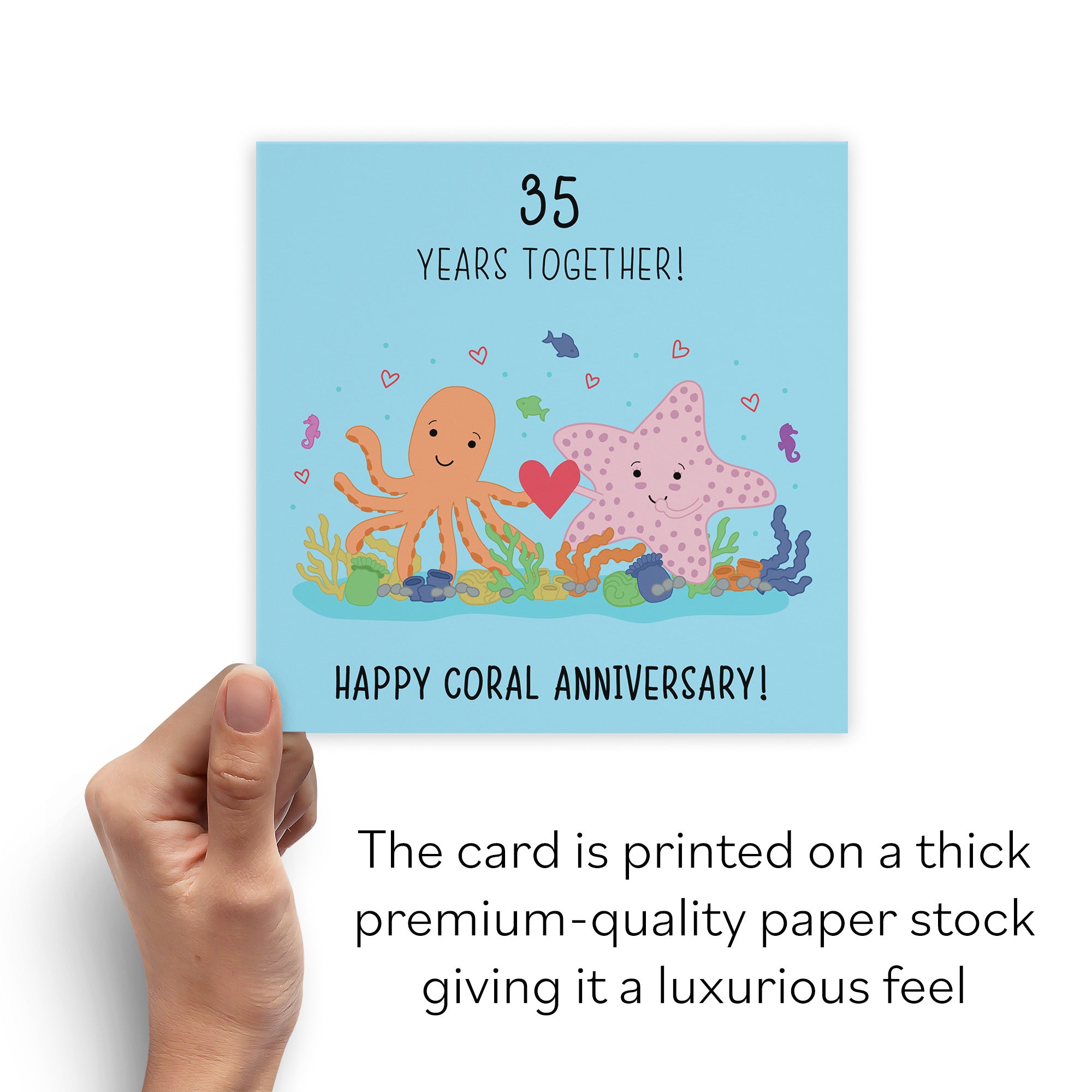 35th Anniversary Card Starfish Iconic - Default Title (B086RNKJH3)