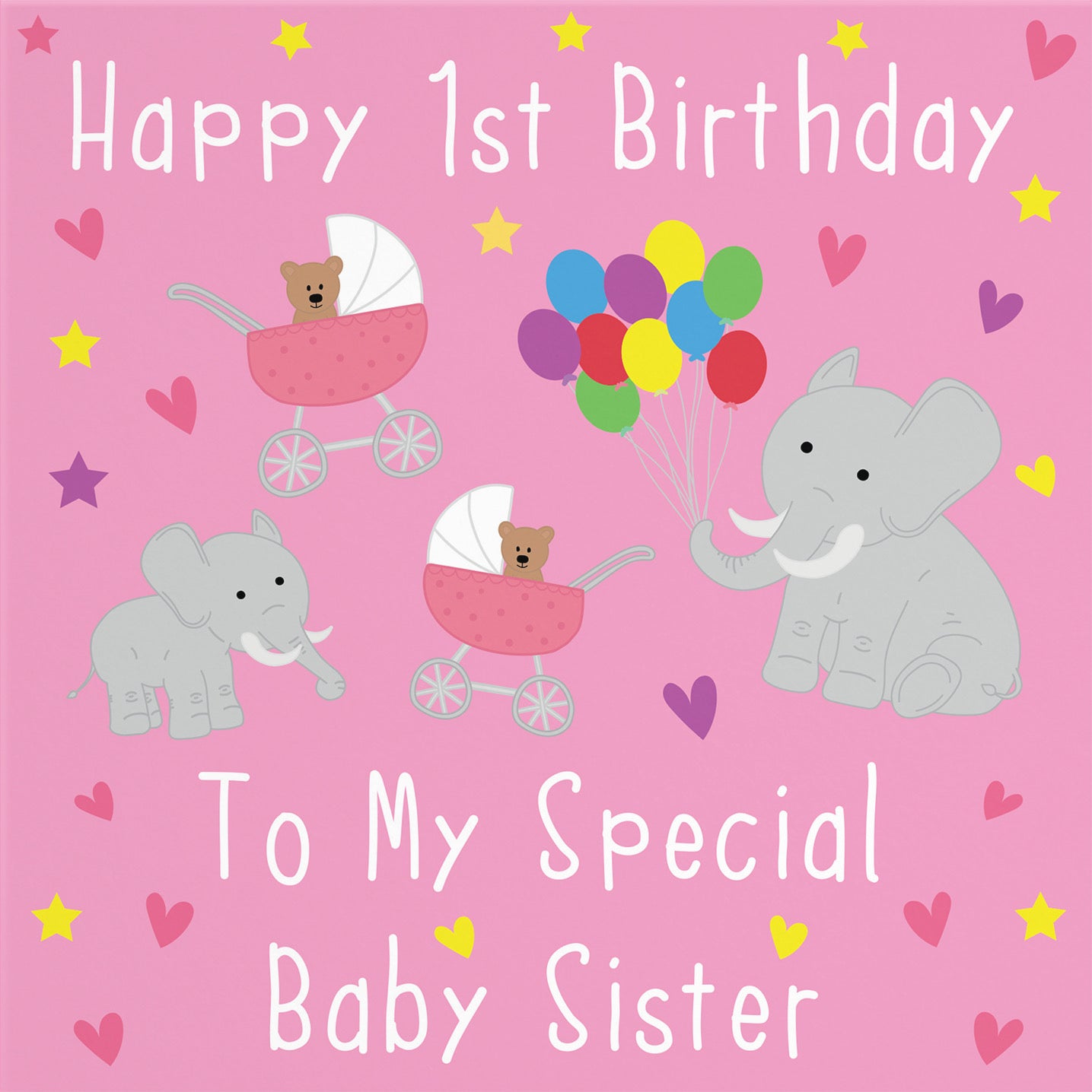 1st Sister Birthday Card Iconic - Default Title (B086YK7MBY)