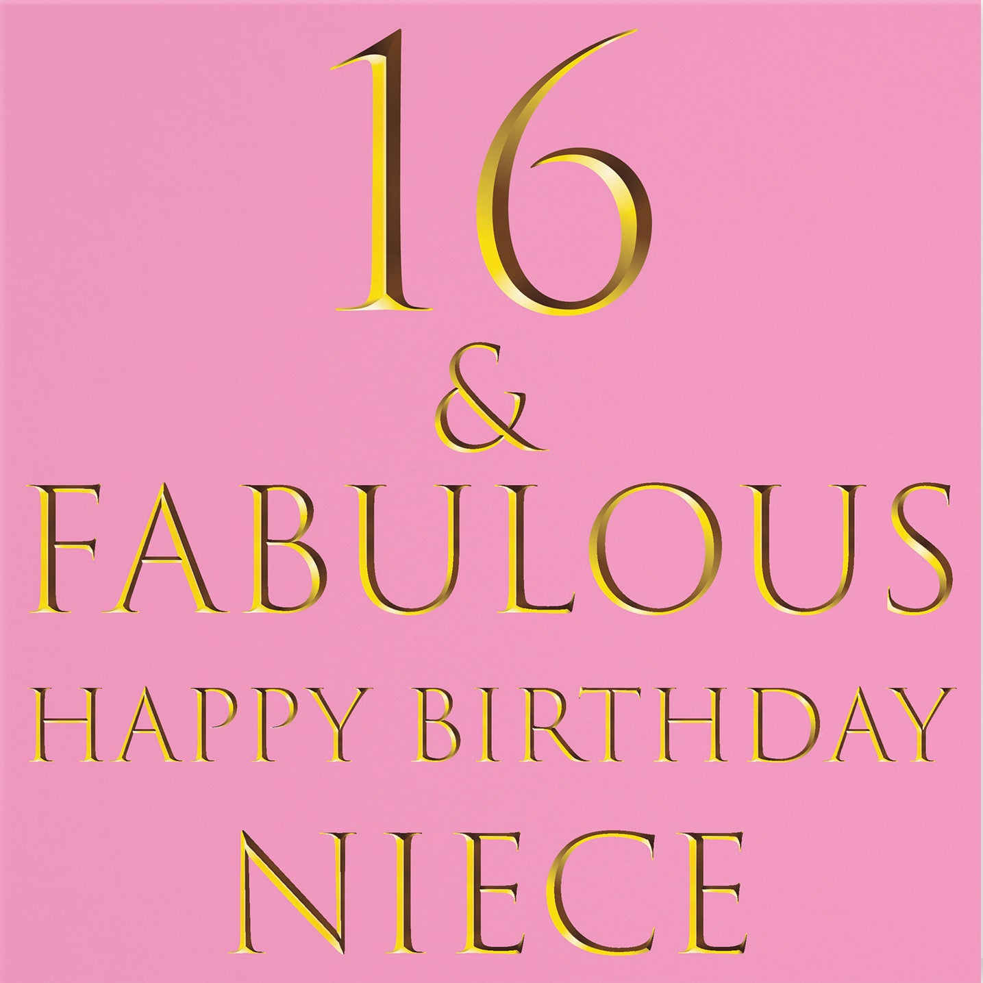 16th Niece Birthday Card Still Totally Fabulous - Default Title (B088C17MYL)