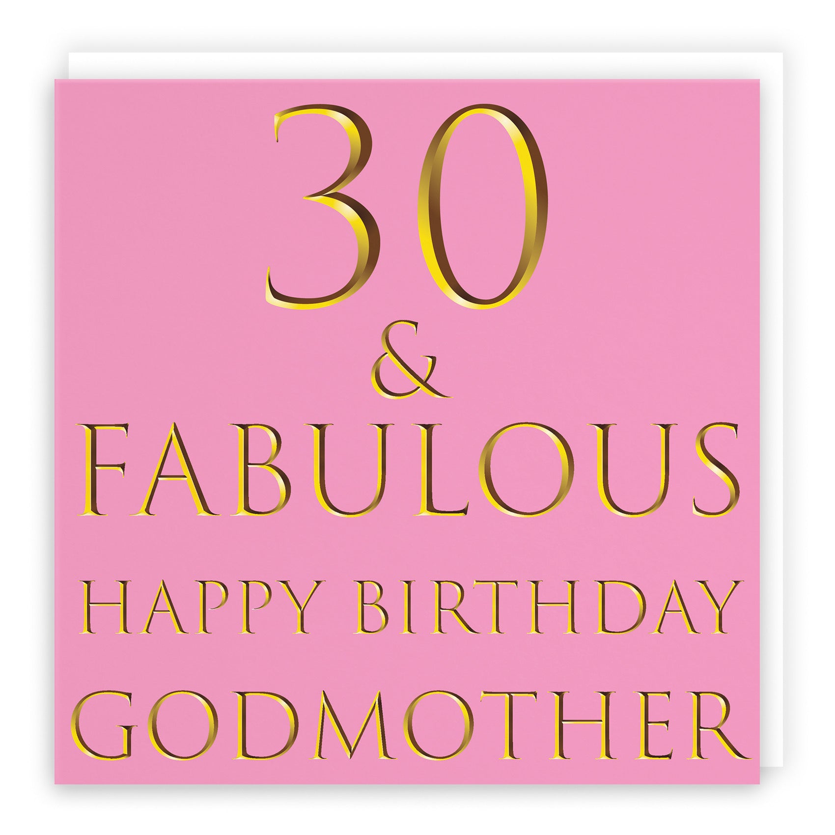 30th Godmother Birthday Card Still Totally Fabulous - Default Title (B088F66TJB)