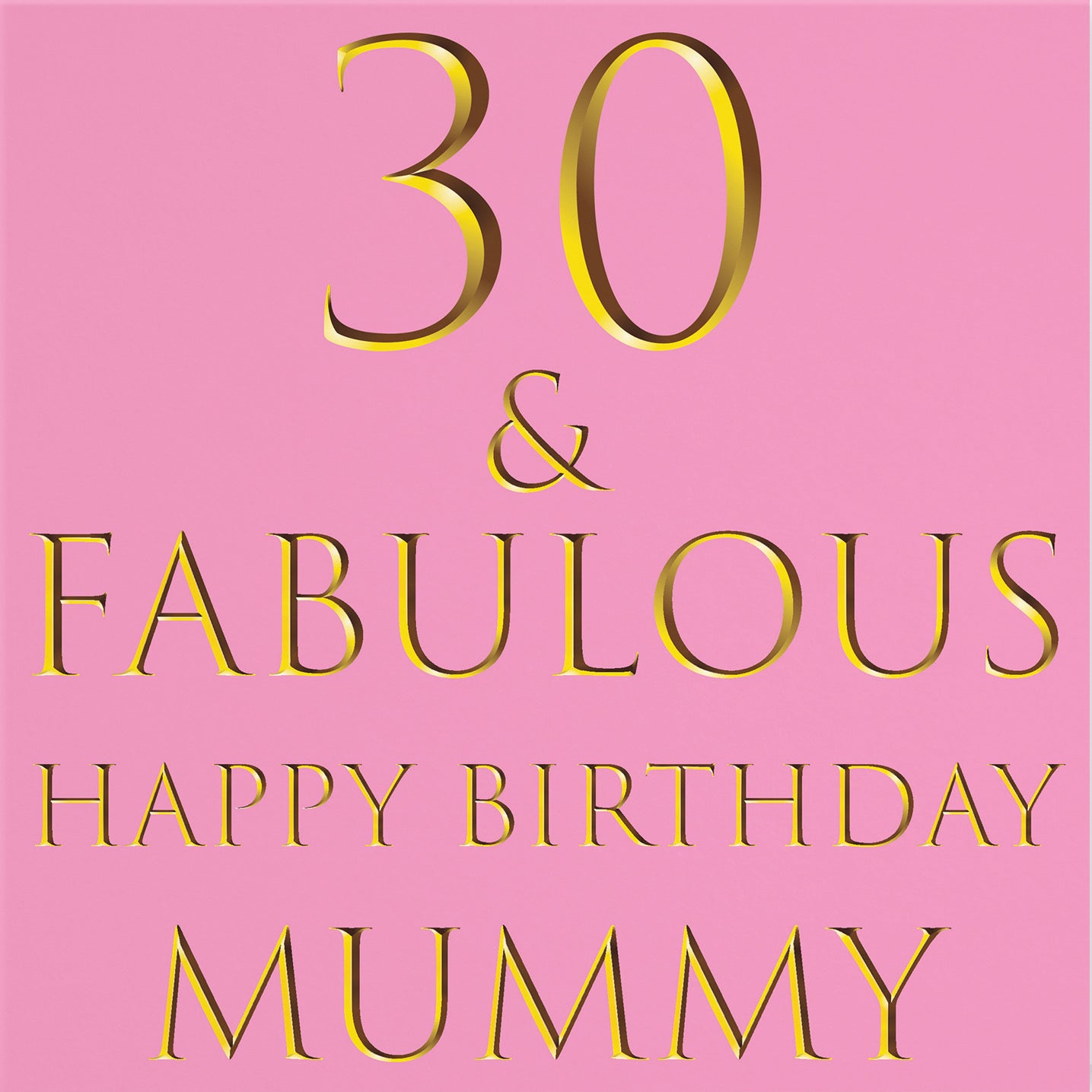 30th Mummy Birthday Card Still Totally Fabulous - Default Title (B088F6PK15)