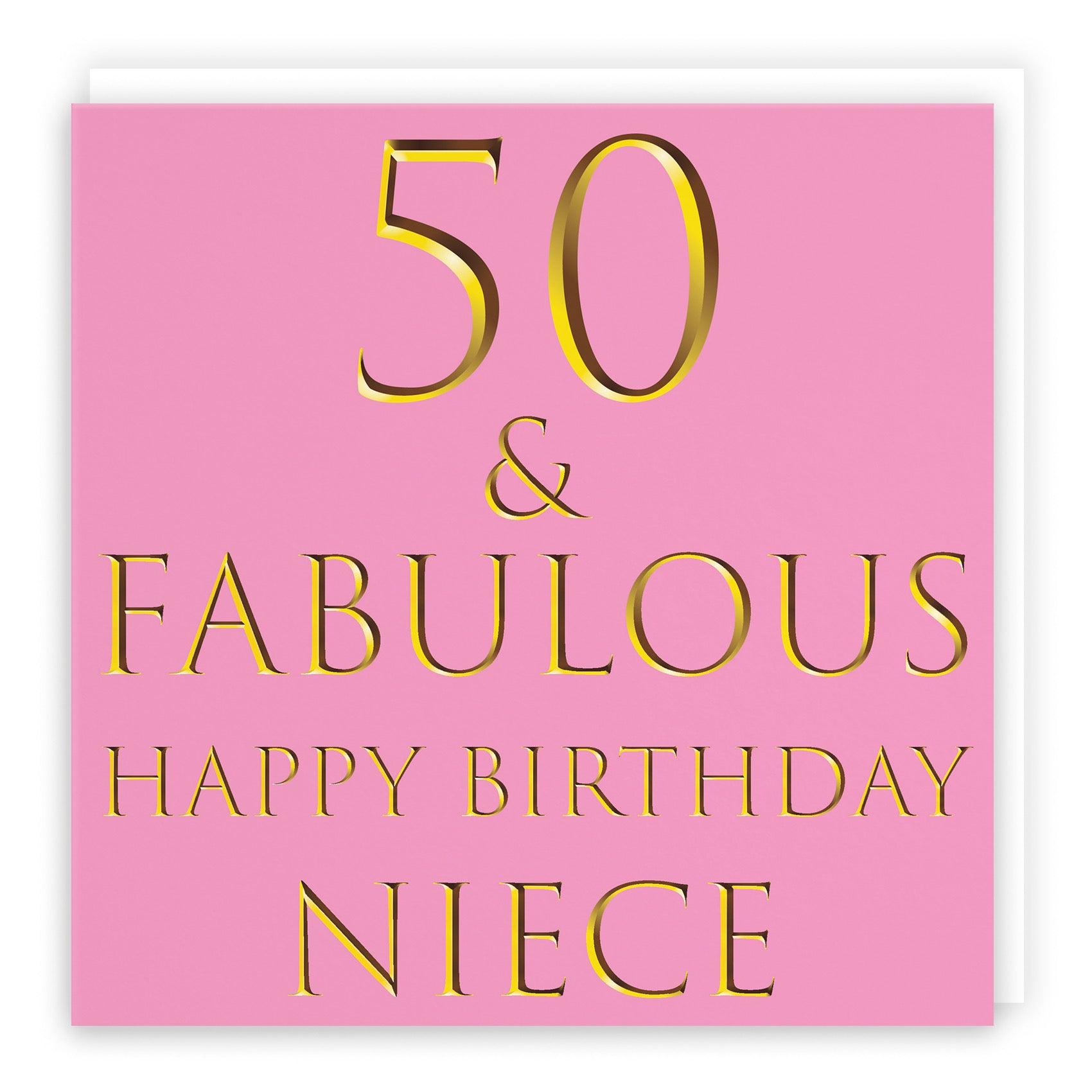 50th Niece Birthday Card Still Totally Fabulous - Default Title (B088G21GTW)