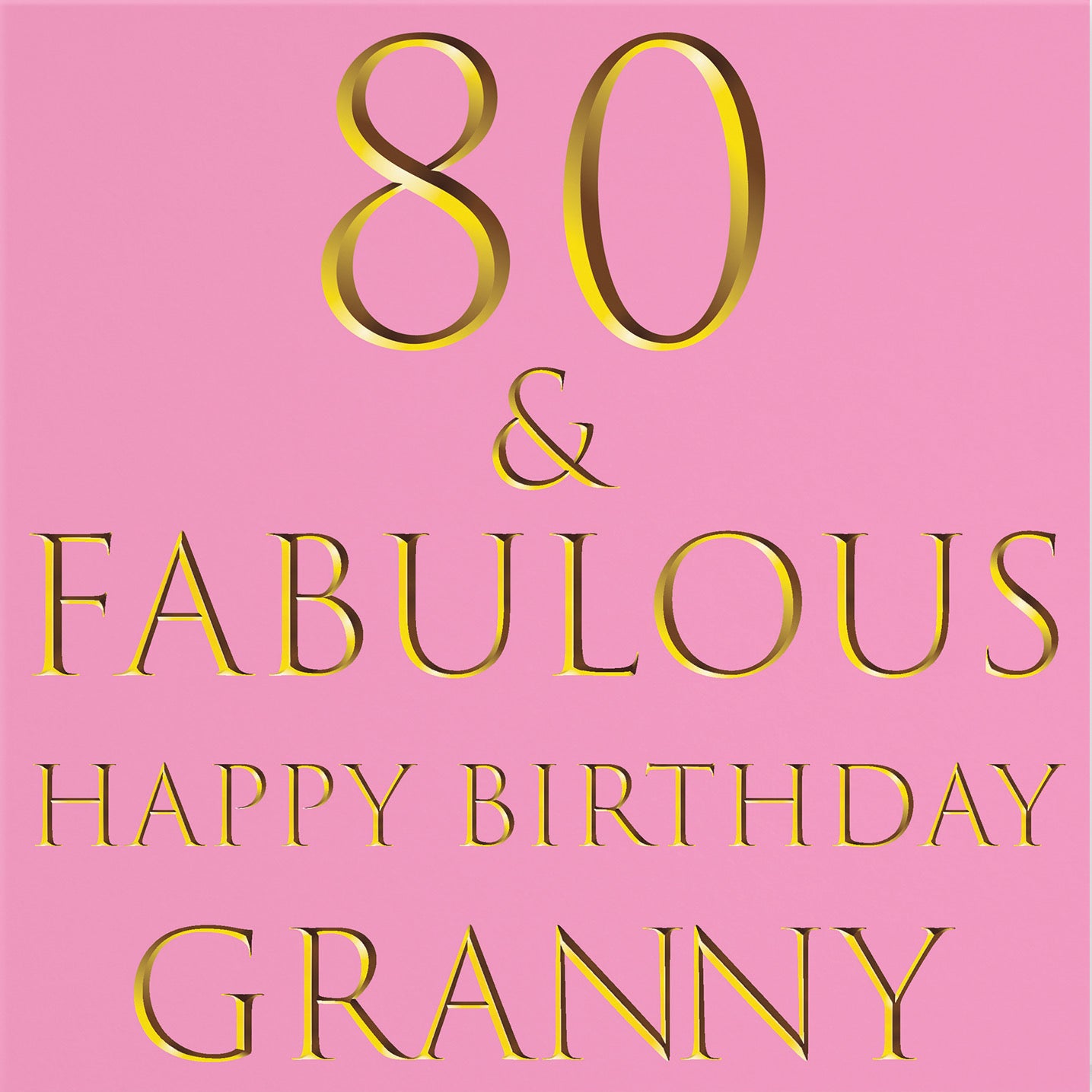80th Granny Birthday Card Still Totally Fabulous - Default Title (B088KLBJ2H)