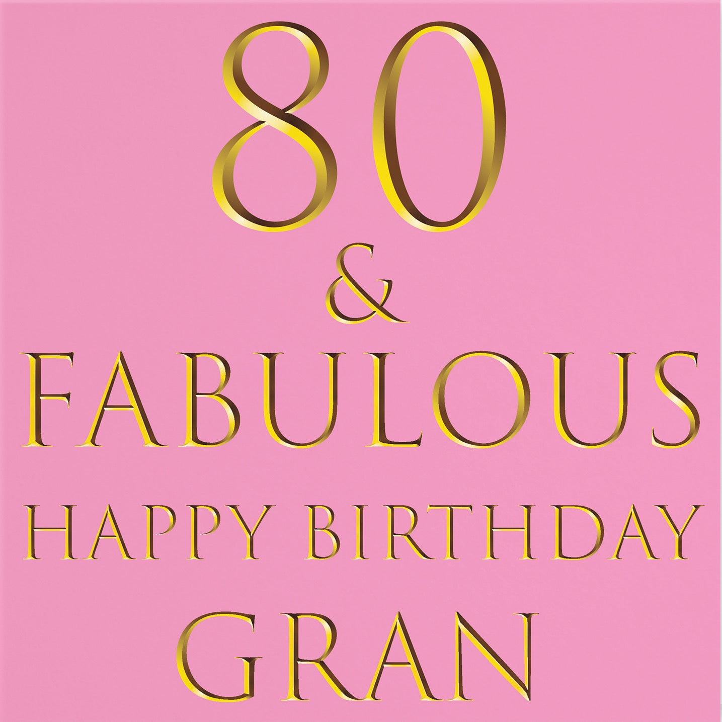 80th Gran Birthday Card Still Totally Fabulous - Default Title (B088KLK2QC)