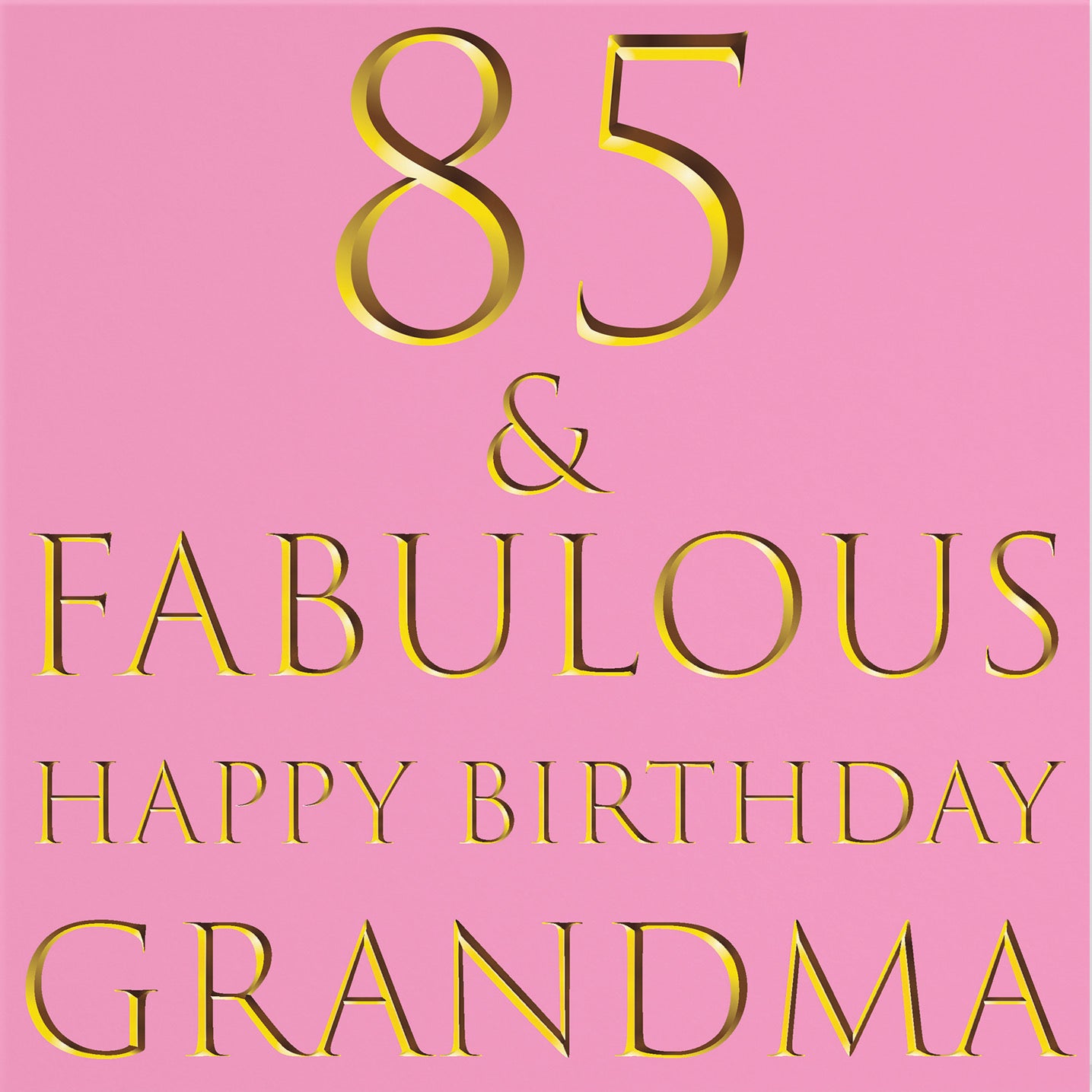 85th Grandma Birthday Card Still Totally Fabulous - Default Title (B088KP6321)