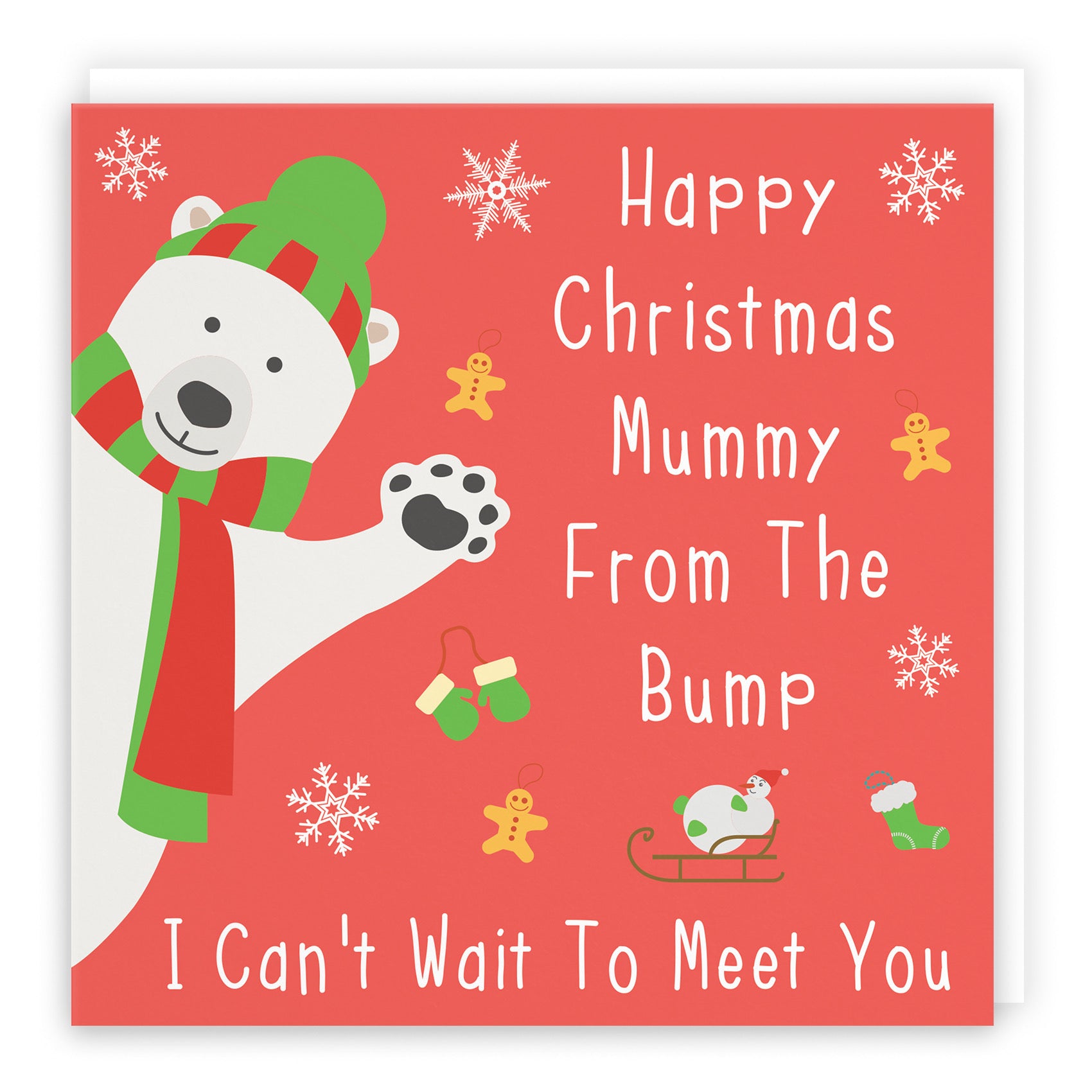 Mummy From The Bump Christmas Card Iconic For Mum To Be - Default Title (B08JJDVW1Y)